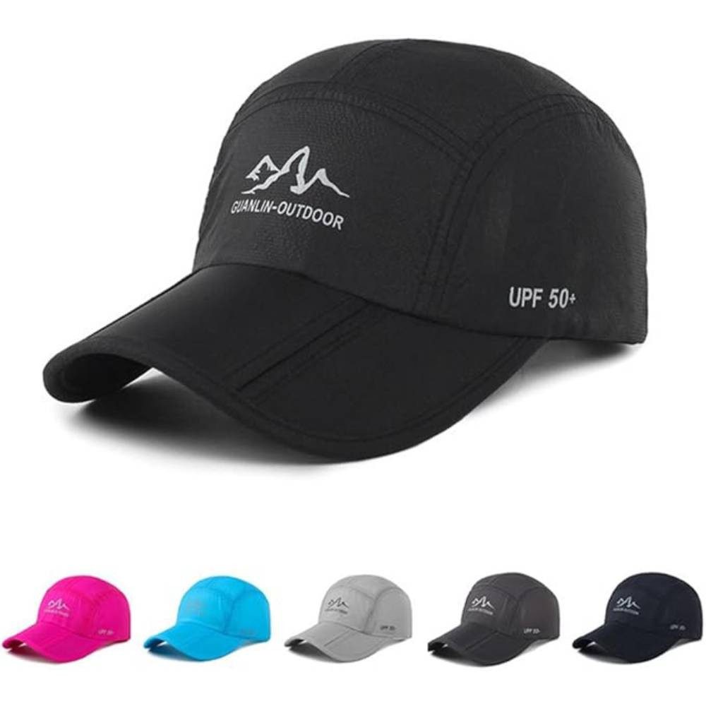 Blusmart Baseball Cap Unisex-Baseballkappe (Faltbar und verstellbar, Trocknend, Sonnenschutz, Atmungsaktiv) Für Outdoor-Aktivitäten, Sport und Reisen