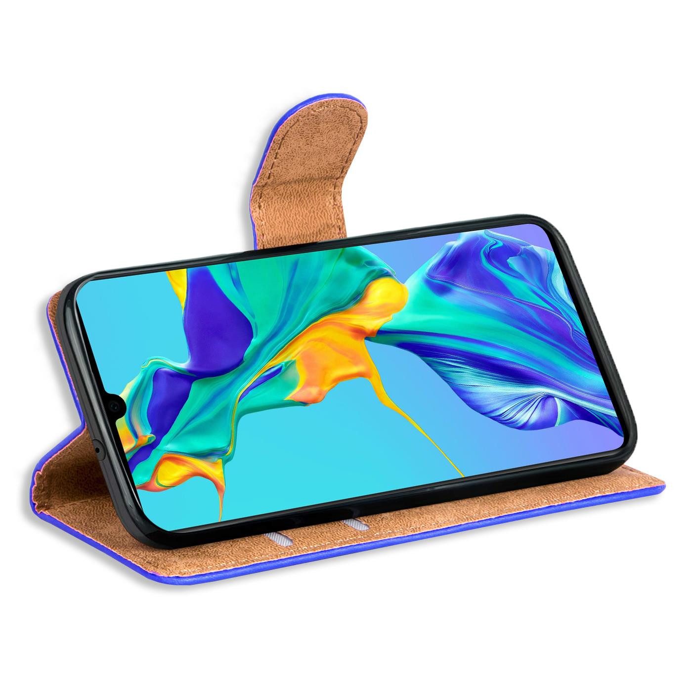 CoolGadget Handyhülle Wallet Klapp Tasche Book Case für Huawei P30 Pro 6,5 Zoll, Hülle Klapphülle Flip Cover Etui Schutzhülle
