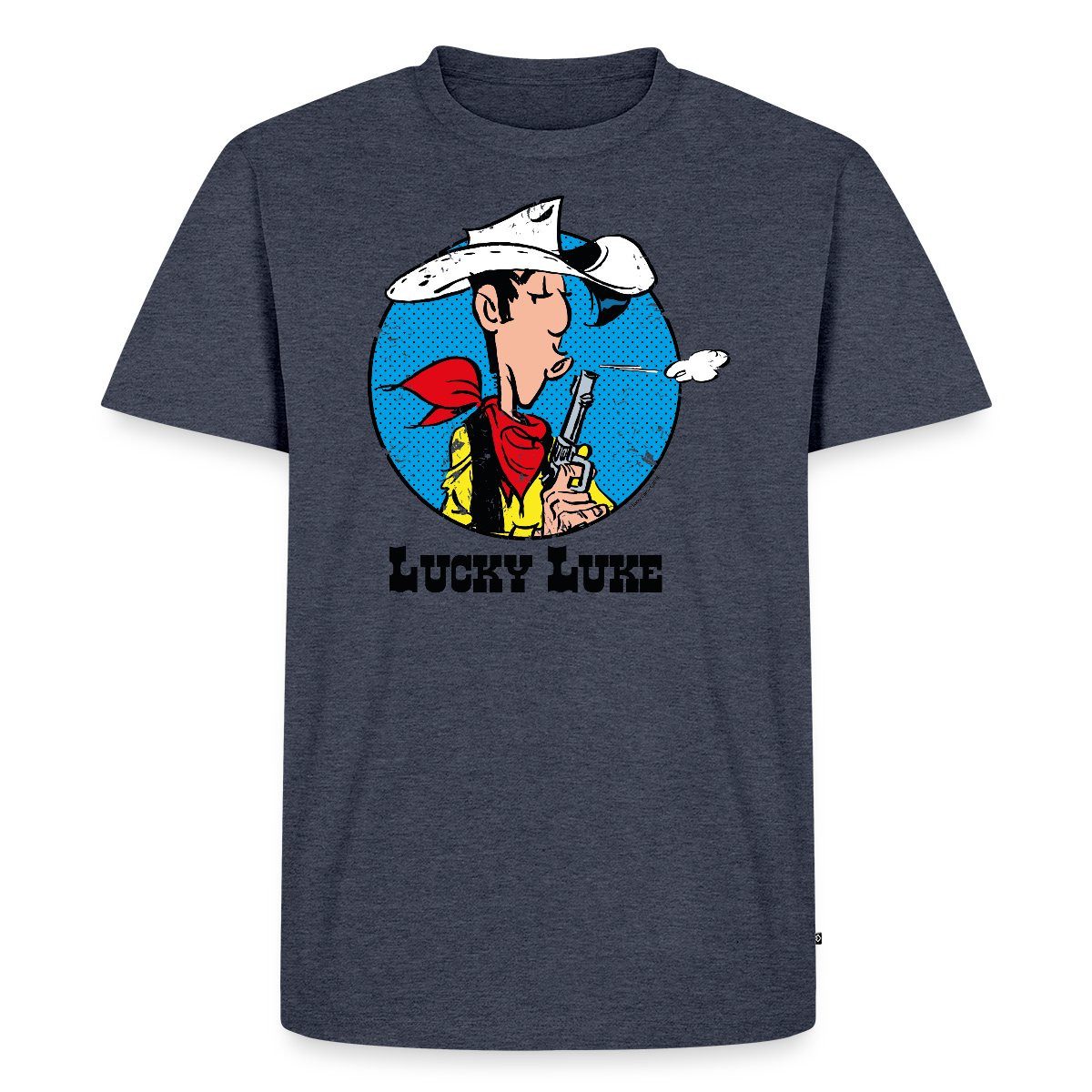 Spreadshirt T-Shirt Lucky Luke mit Pistole günstig online kaufen