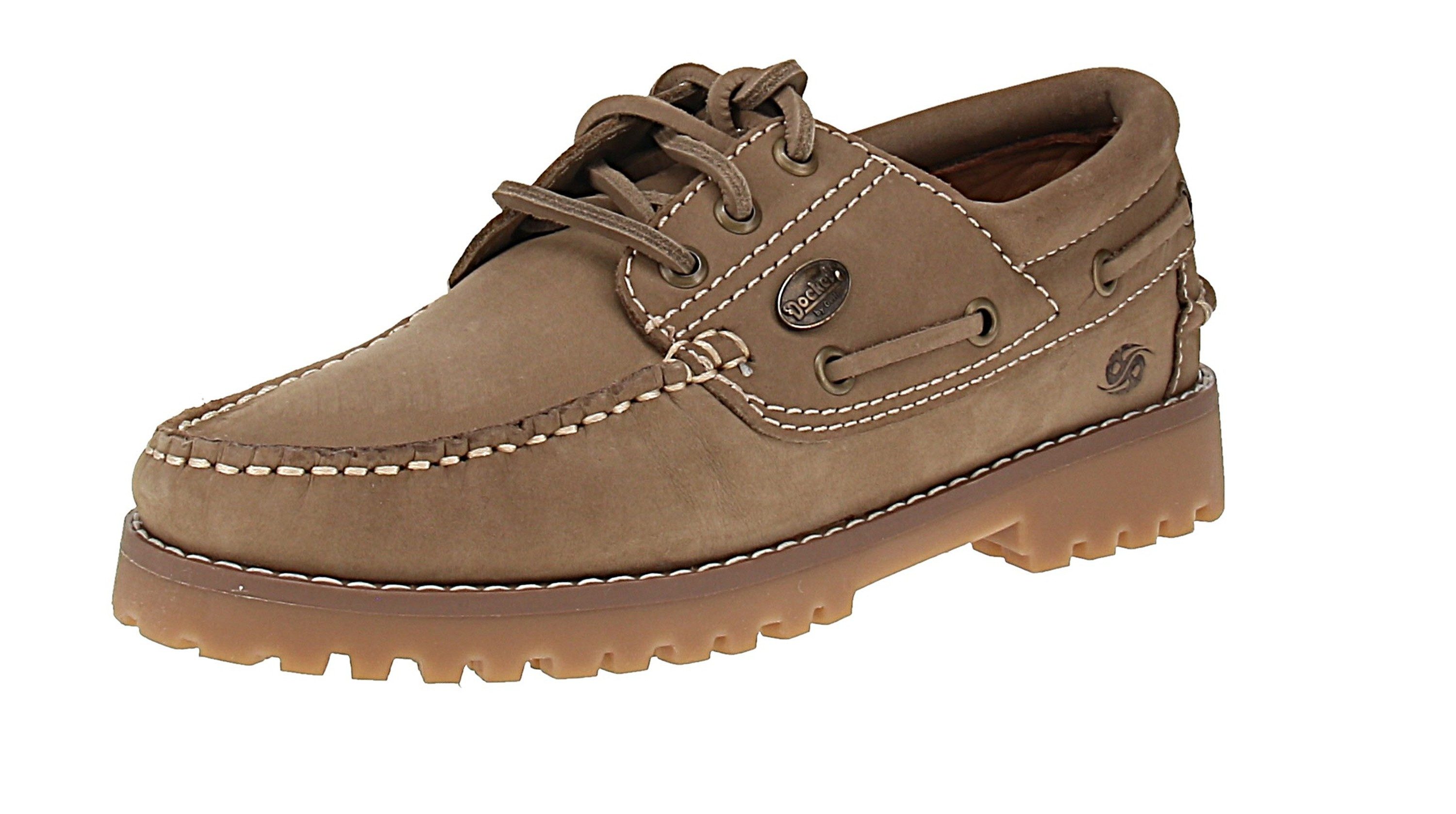 Dockers by Gerly 58NW201-300 - Damen Bootsschuhe - 430-Taupe Sneaker