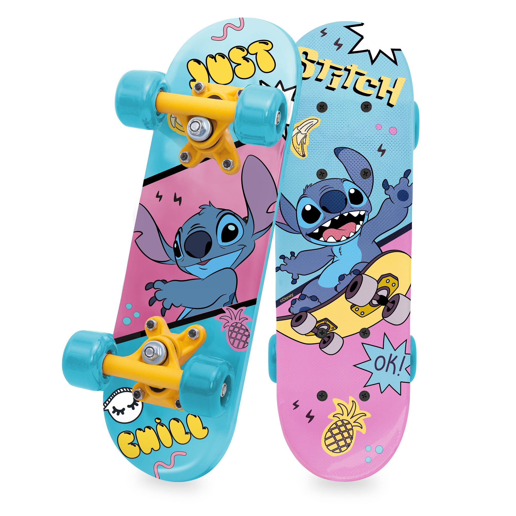 Seven Polska Miniskateboard Kinder Skateboard Board Funboard 42 cm, rutschfeste Oberfläche, hochwertig und strapazierfähig