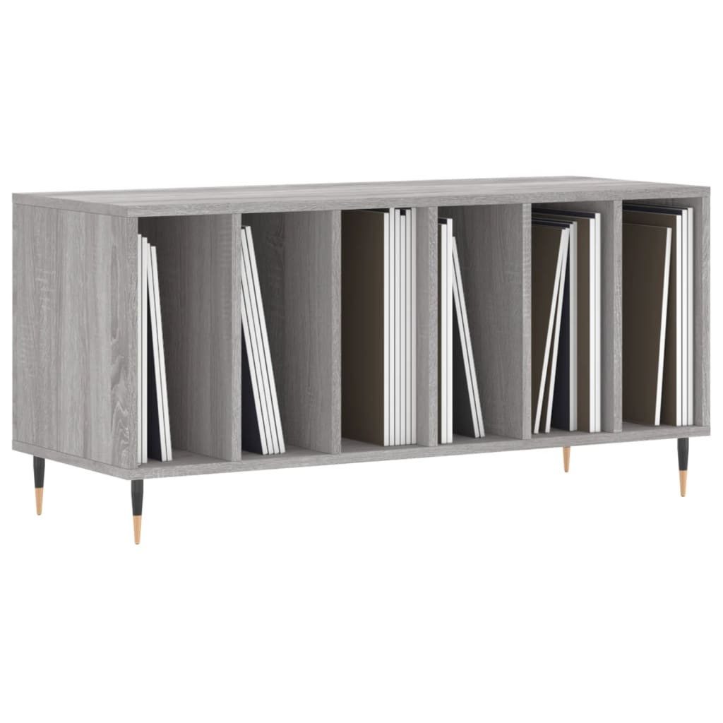 vidaXL Media-Regal Plattenschrank Grau Sonoma 100x38x48 cm Holzwerkstoff, 1 günstig online kaufen