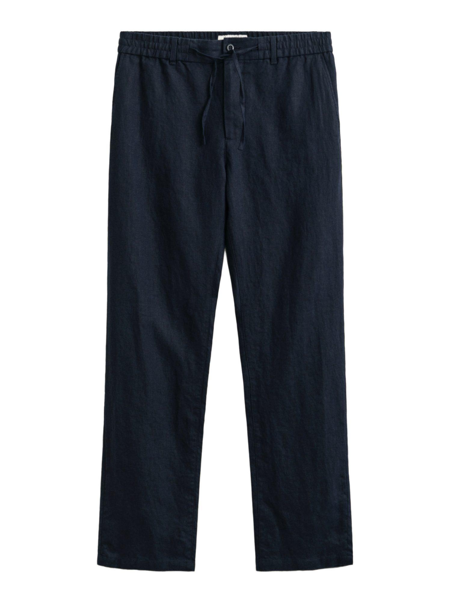 Gant Leinenhose schwarz,Casual,Leinen,Unifarben,Regular Fit