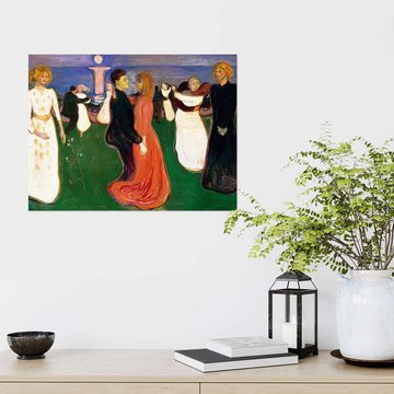Posterlounge Wandfolie Edvard Munch, Tanz des Lebens, Malerei