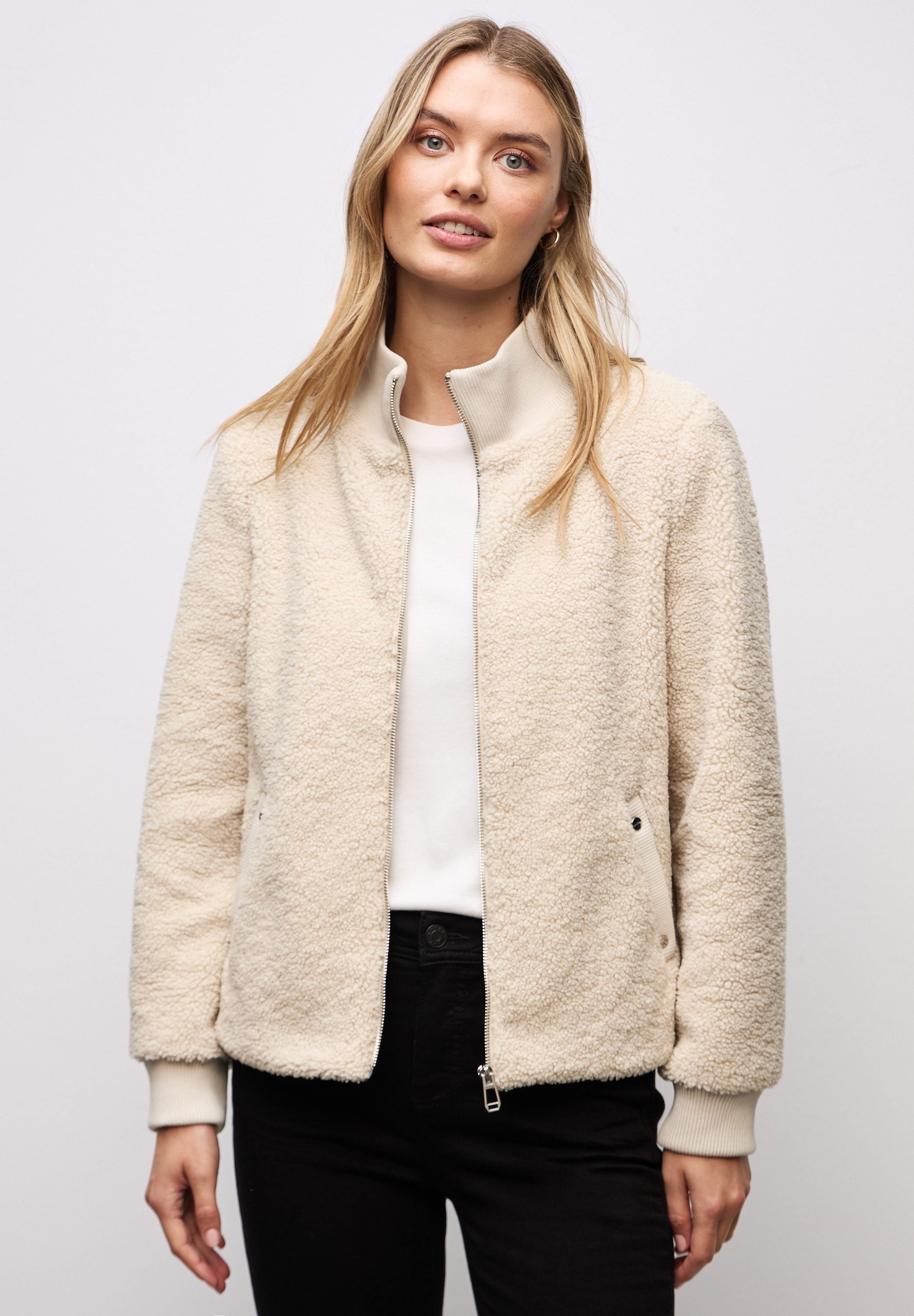 STREET ONE Fellimitatjacke günstig online kaufen