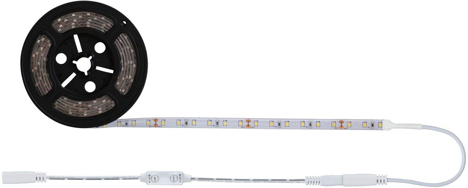 Paulmann LED-Streifen Strip inkl. 1-flammig, 33W, Power beschichtet Set 33W, Neutralweiß SimpLED 3m Dimm/Switch