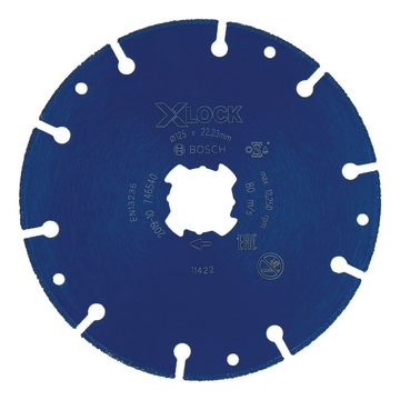 BOSCH Trennscheibe Expert Diamond Metal Wheel X-LOCK, Ø 125 mm, Trennscheibe, 125 x 22,23 mm