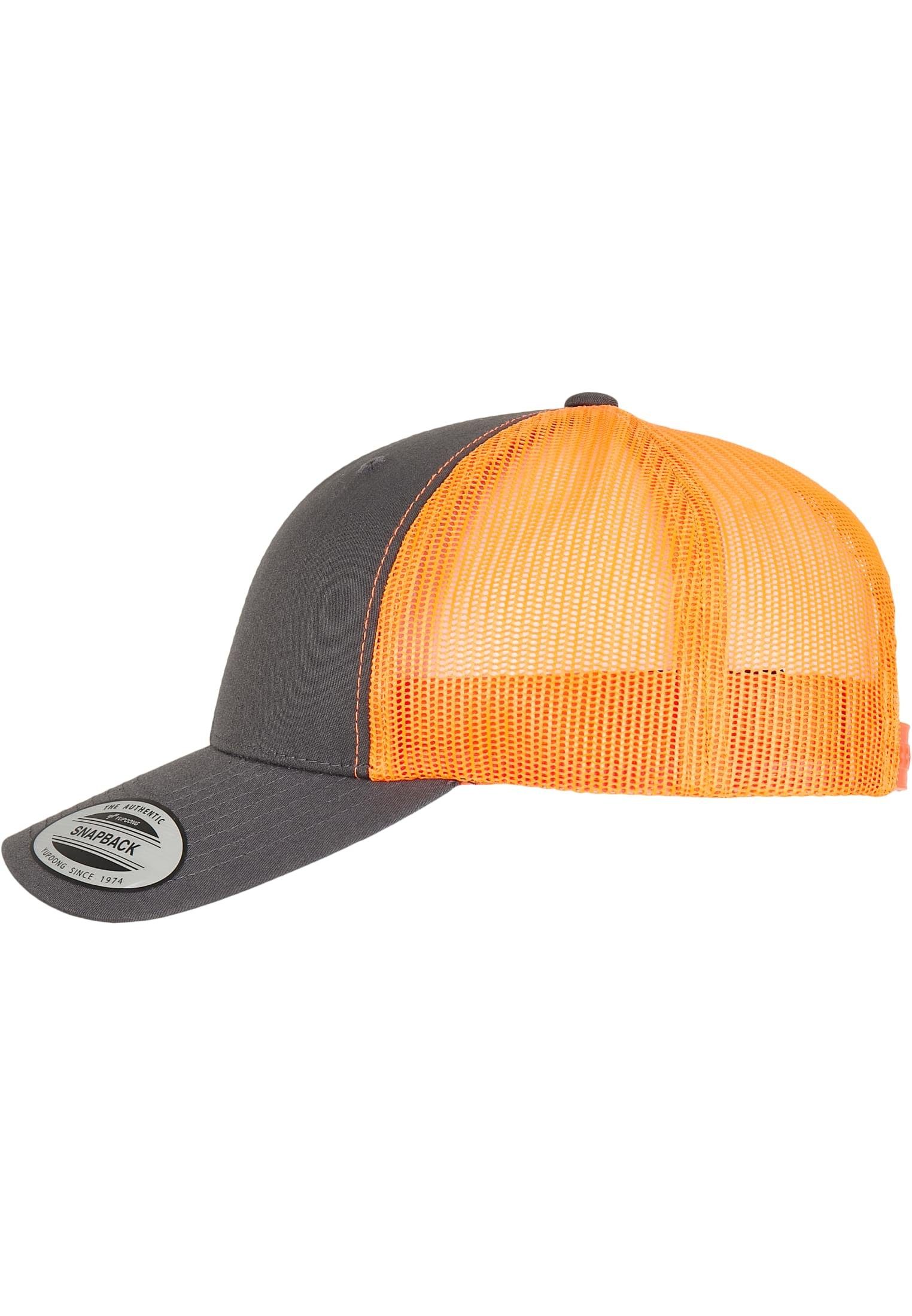 Flexfit Flex Cap Accessoires charcoal/neonorange Trucker 2-Tone Retro