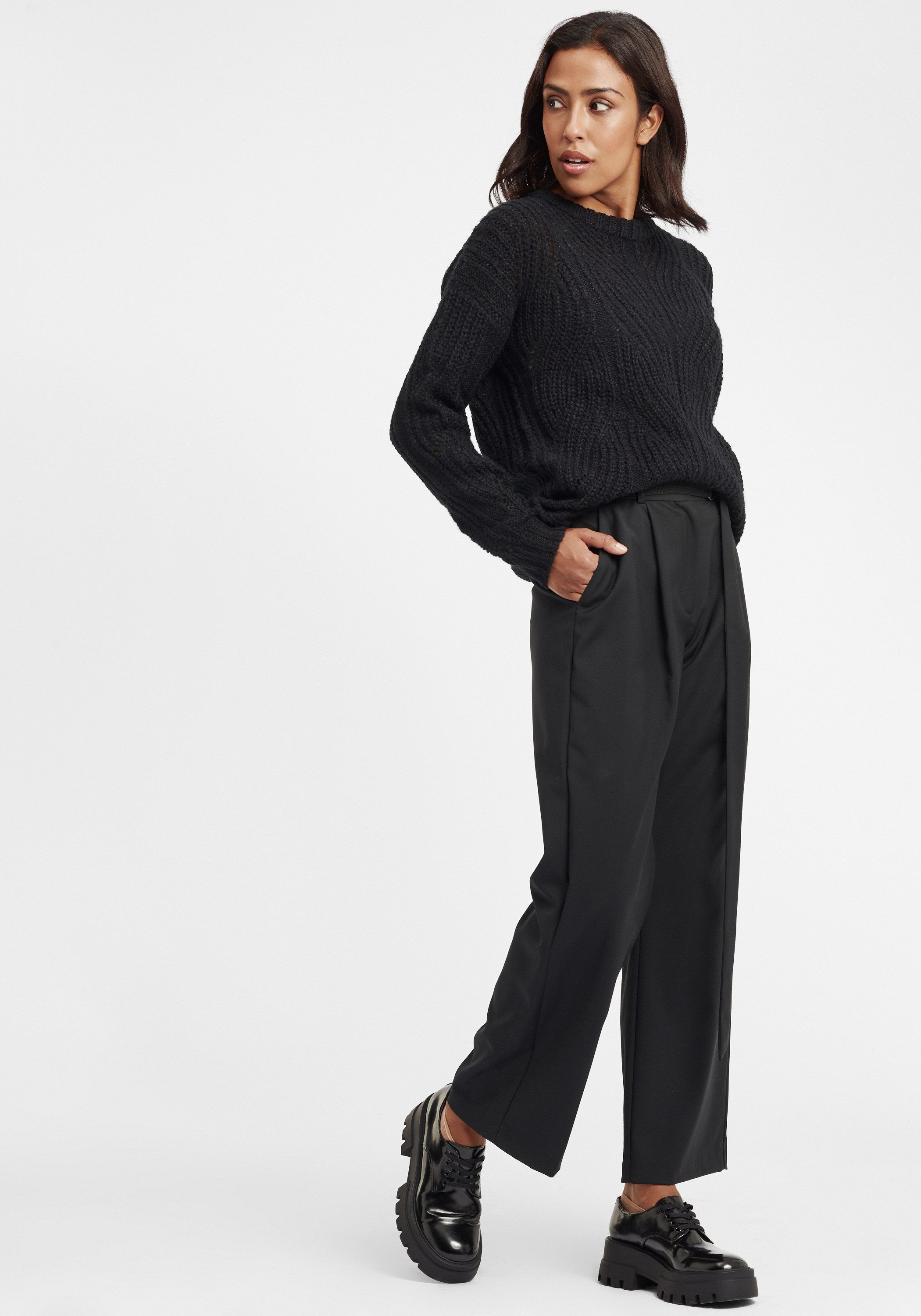 OXMO Strickpullover OXChiara Pullover in Fein-Strick günstig online kaufen