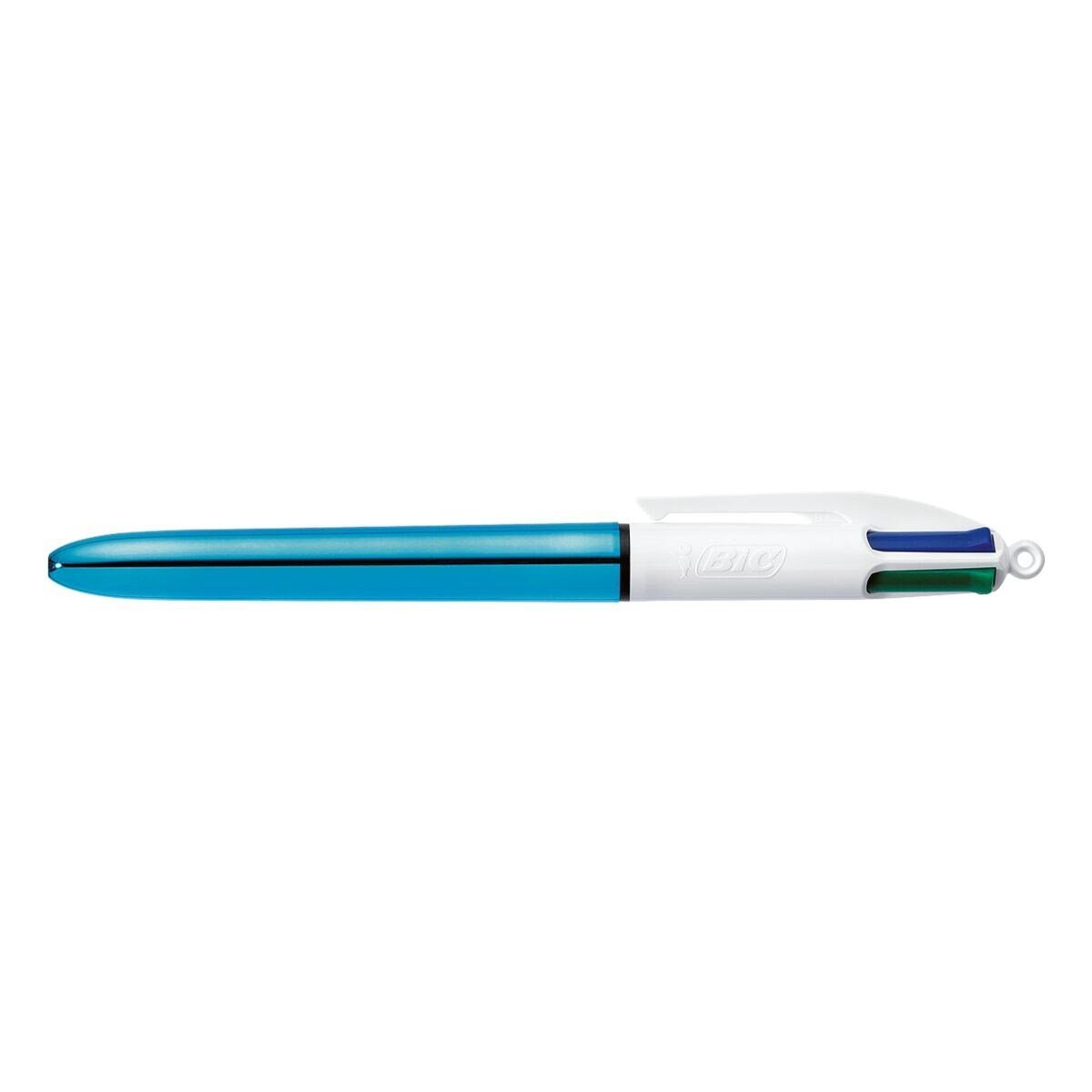 Shine, Kugelschreiber 4 Colours blau Farben 4 BIC Stift einem in