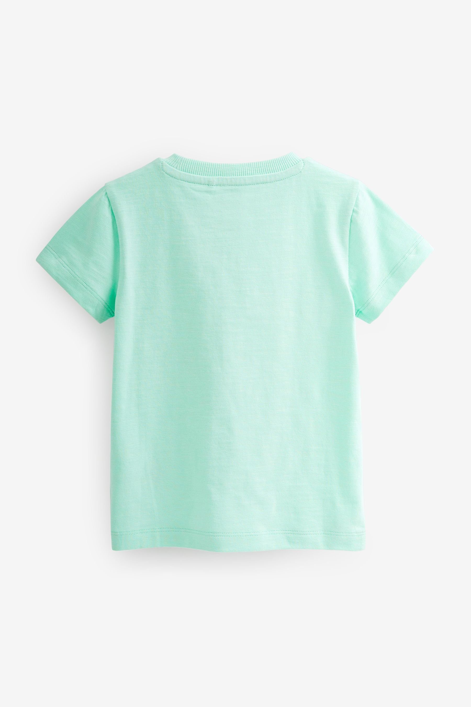 Next T-Shirt Kurzärmelige schlichte (5-tlg) Multi im 5er-Pack T-Shirts