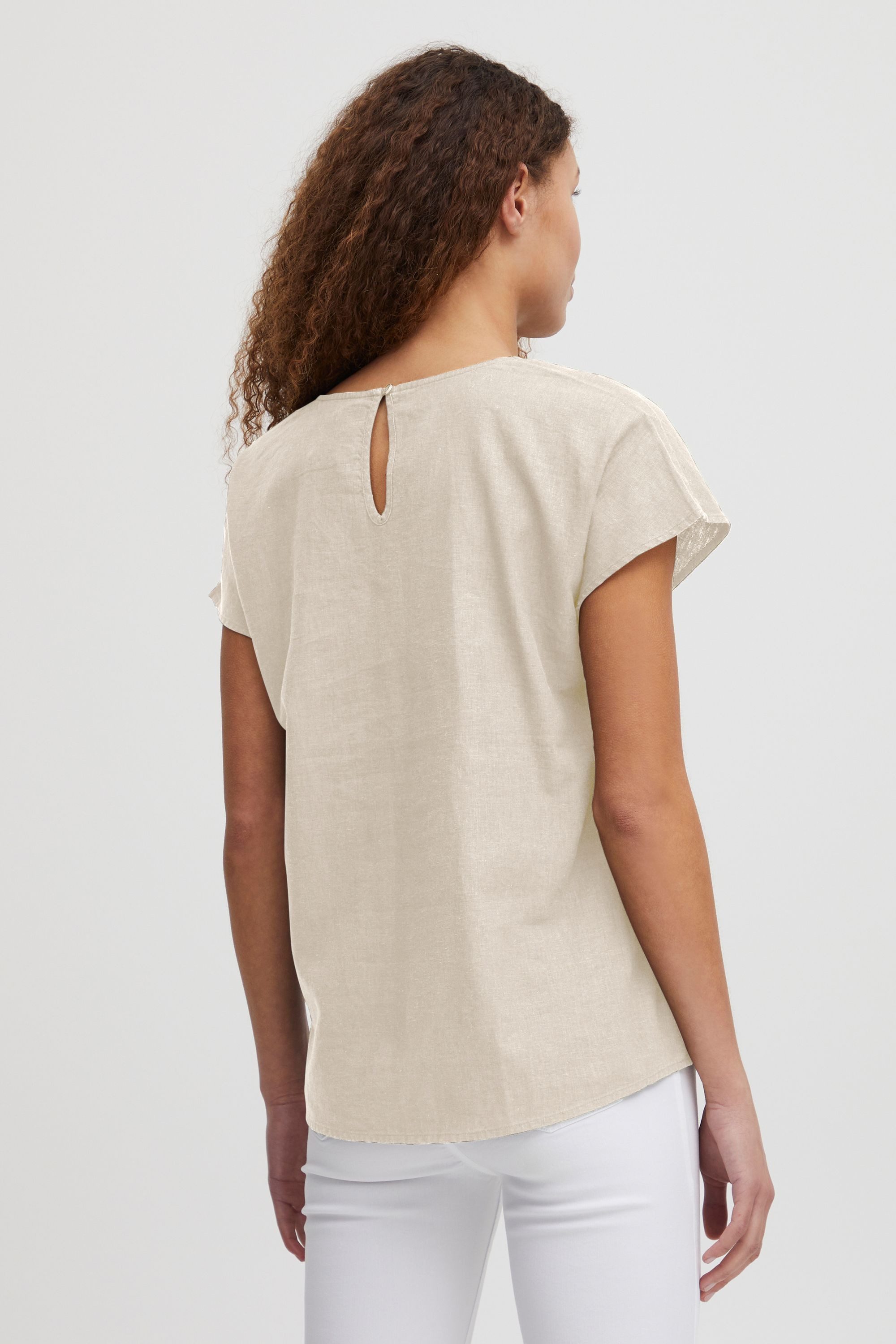 OXMO Kurzarmbluse OXSabine Modische Bluse