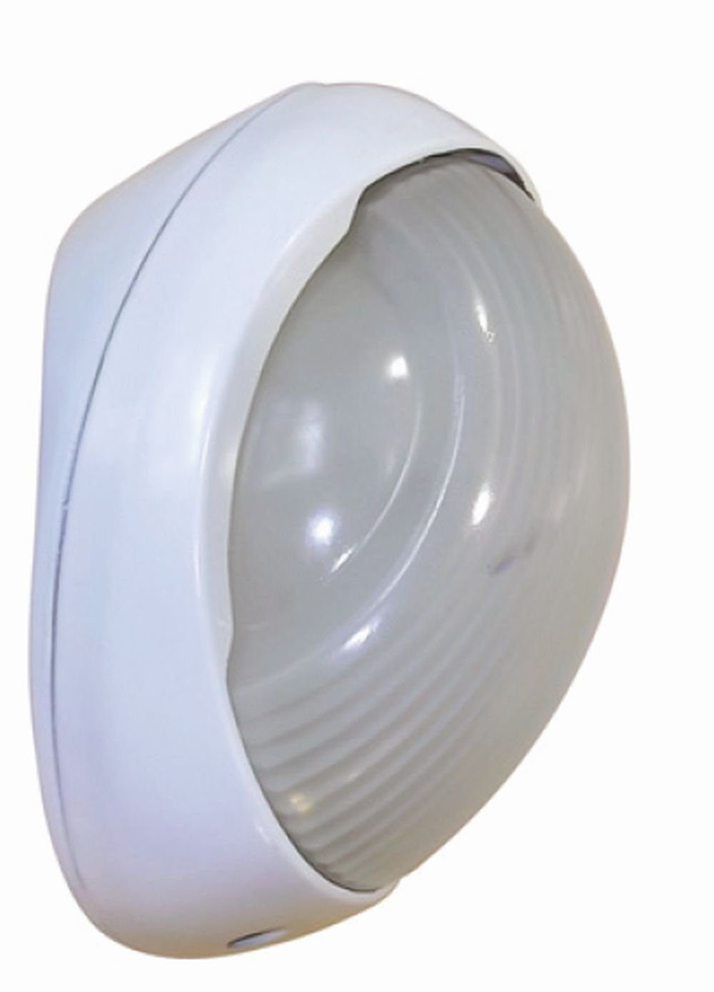 in 28 ERIN, Leuchtmittel, Außen-Wandleuchte Aluminium cm Hof ohne Licht-Erlebnisse Außenlampe IP44 Wandlampe außen Weiß E27 Ø