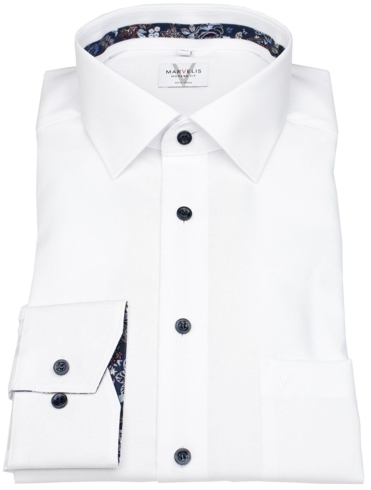 MARVELIS Businesshemd Modern Fit extra langer günstig online kaufen