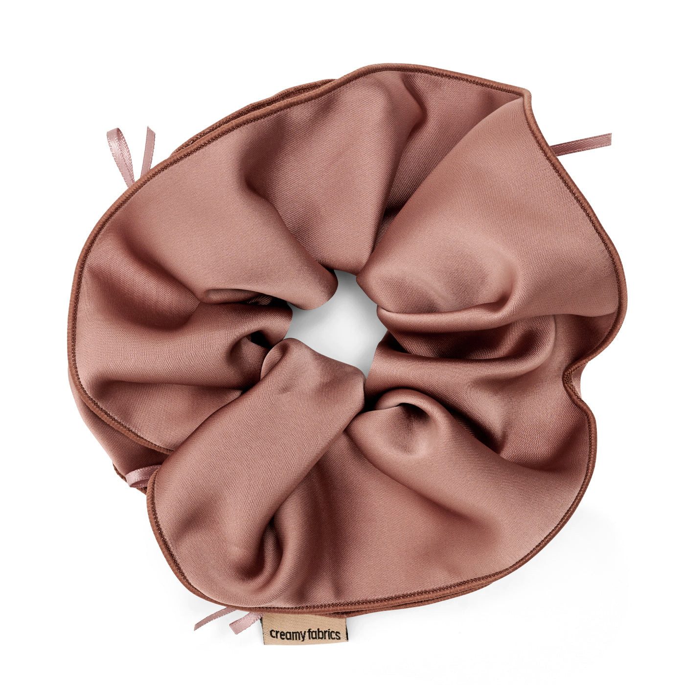 cfab Haargummi Alltags-Oversize-Scrunchie-Mocha, 1-tlg.