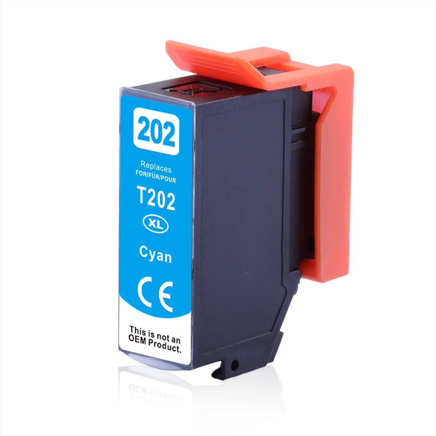Kompatibel Epson Kiwi, T02H2, 202XL, C13T02H24010 Cyan Tintenpatrone (XP-6105)