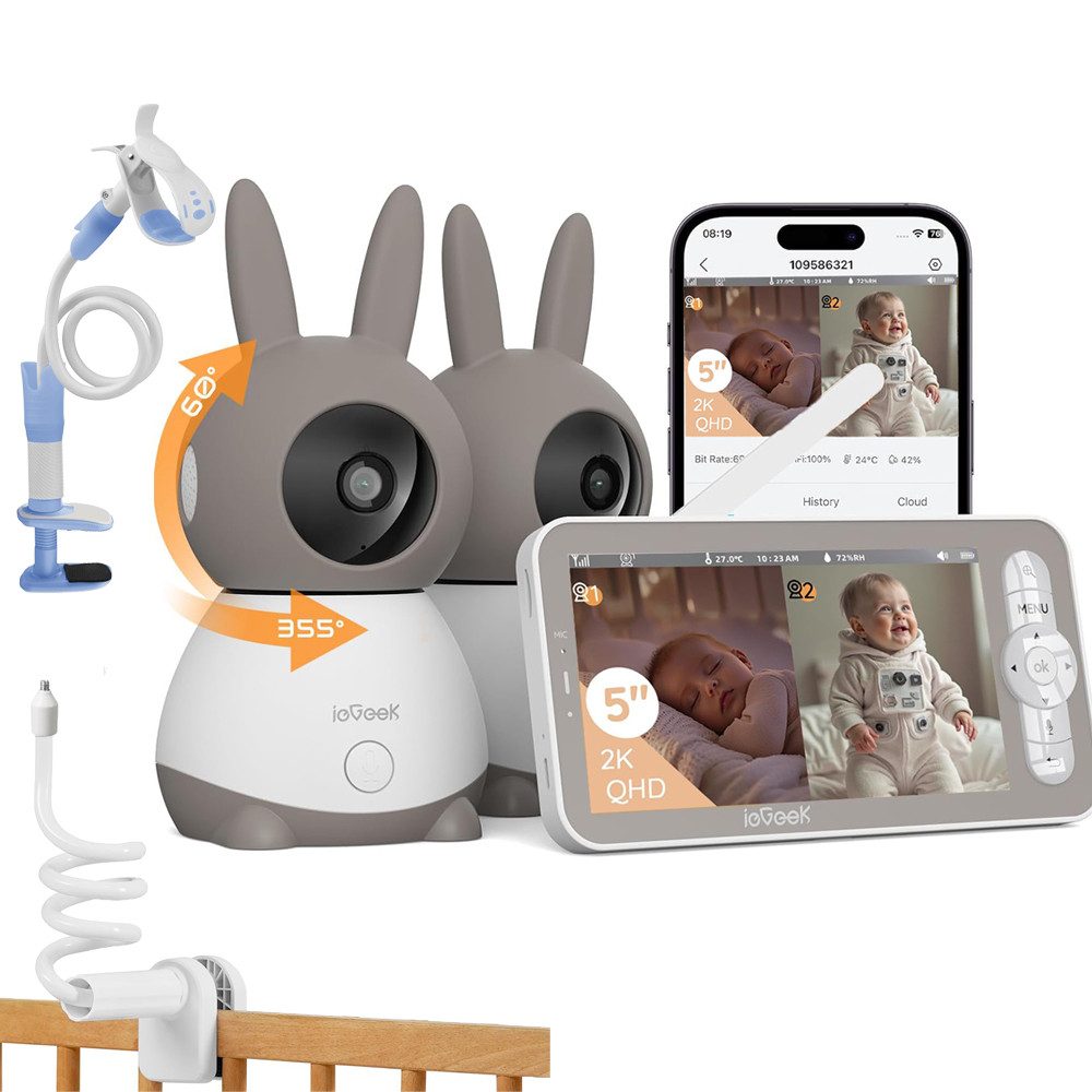 TWUFY Video Babyphone 2-Cam