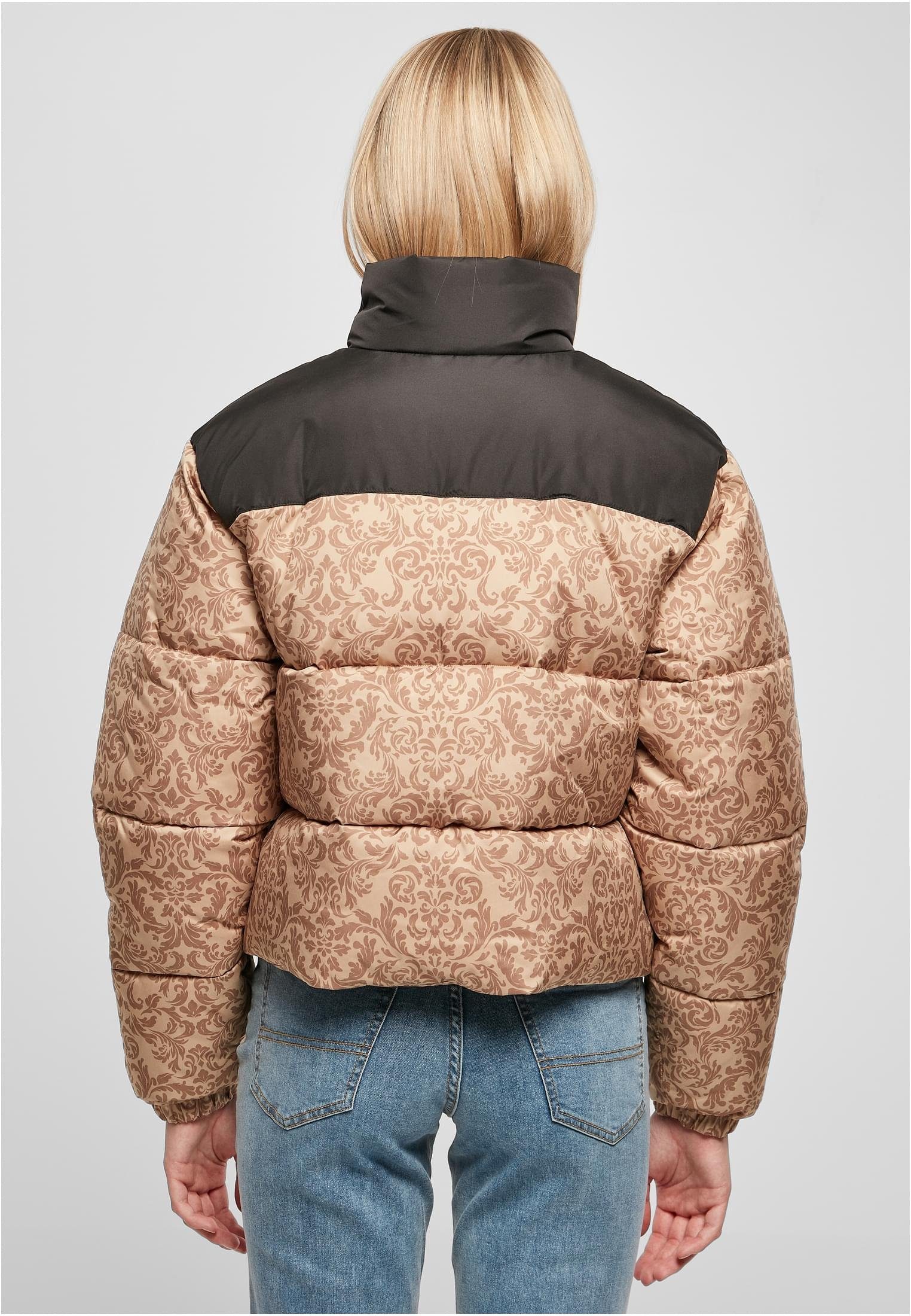 URBAN Damen Jacket Retro Ladies Puffer (1-St) AOP Winterjacke CLASSICS
