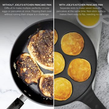 JOEJI’S KITCHEN Crêpepfanne Pancake Pfanne Induktion aus Aluminiumguss 26,5cm Durchmesser