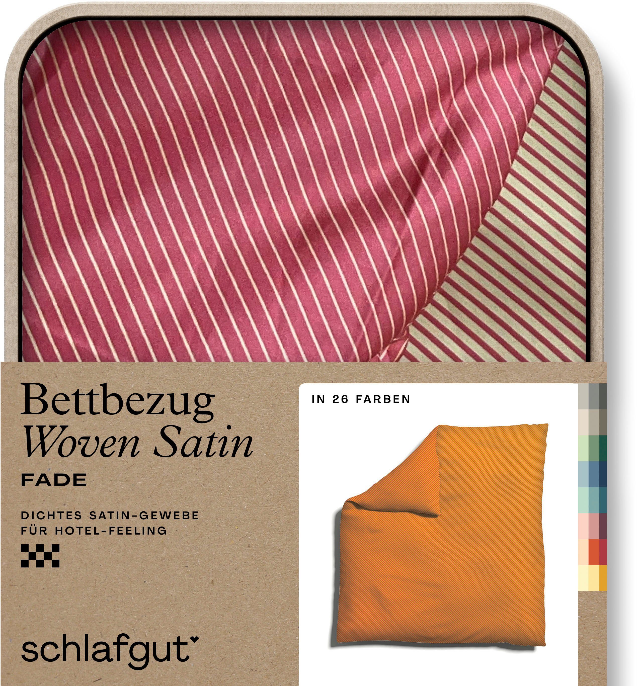 Schlafgut Bettbezug Woven Satin Fade mit günstig online kaufen