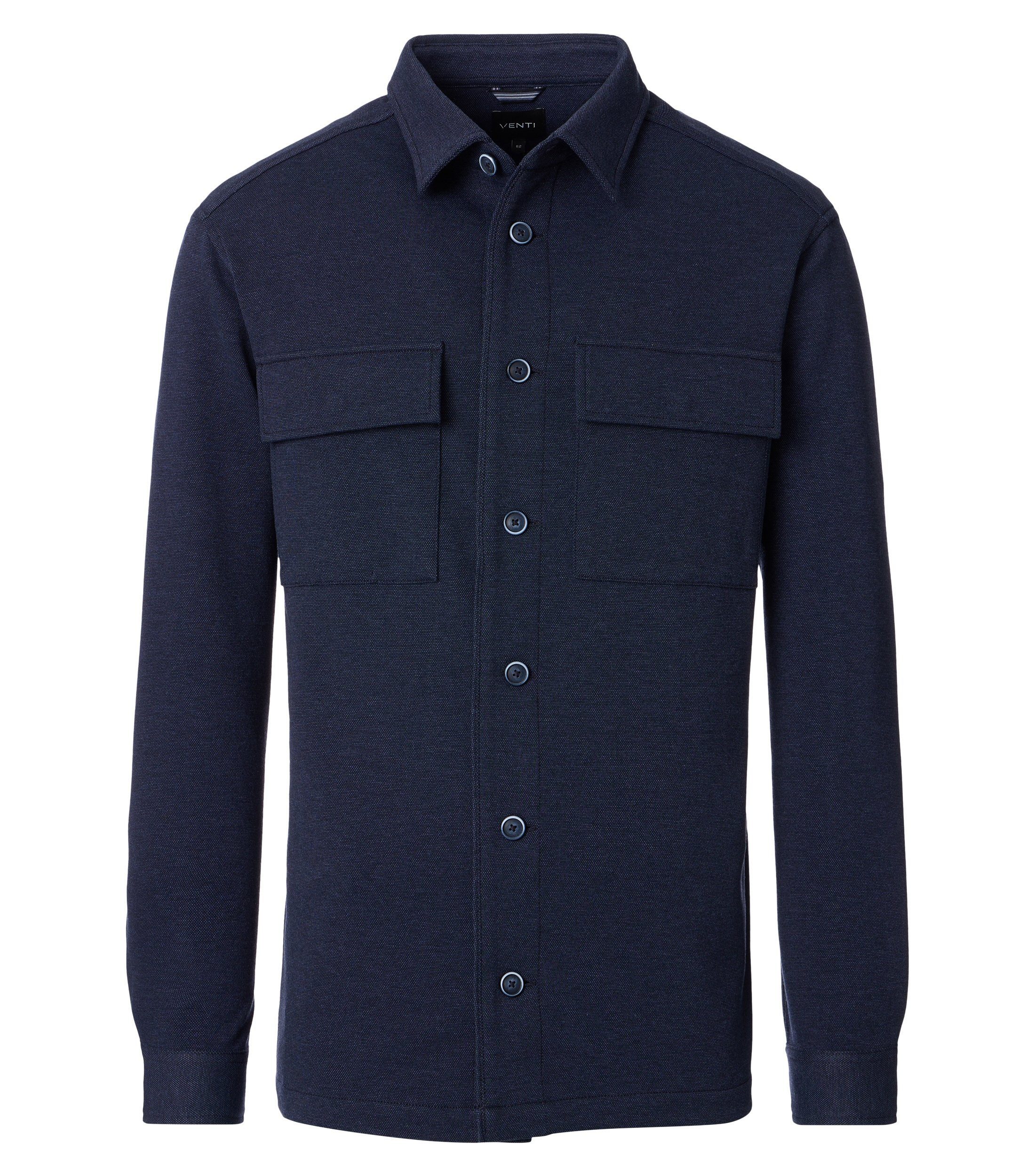 VENTI Langarmhemd VENTI Hemdjacke uni günstig online kaufen