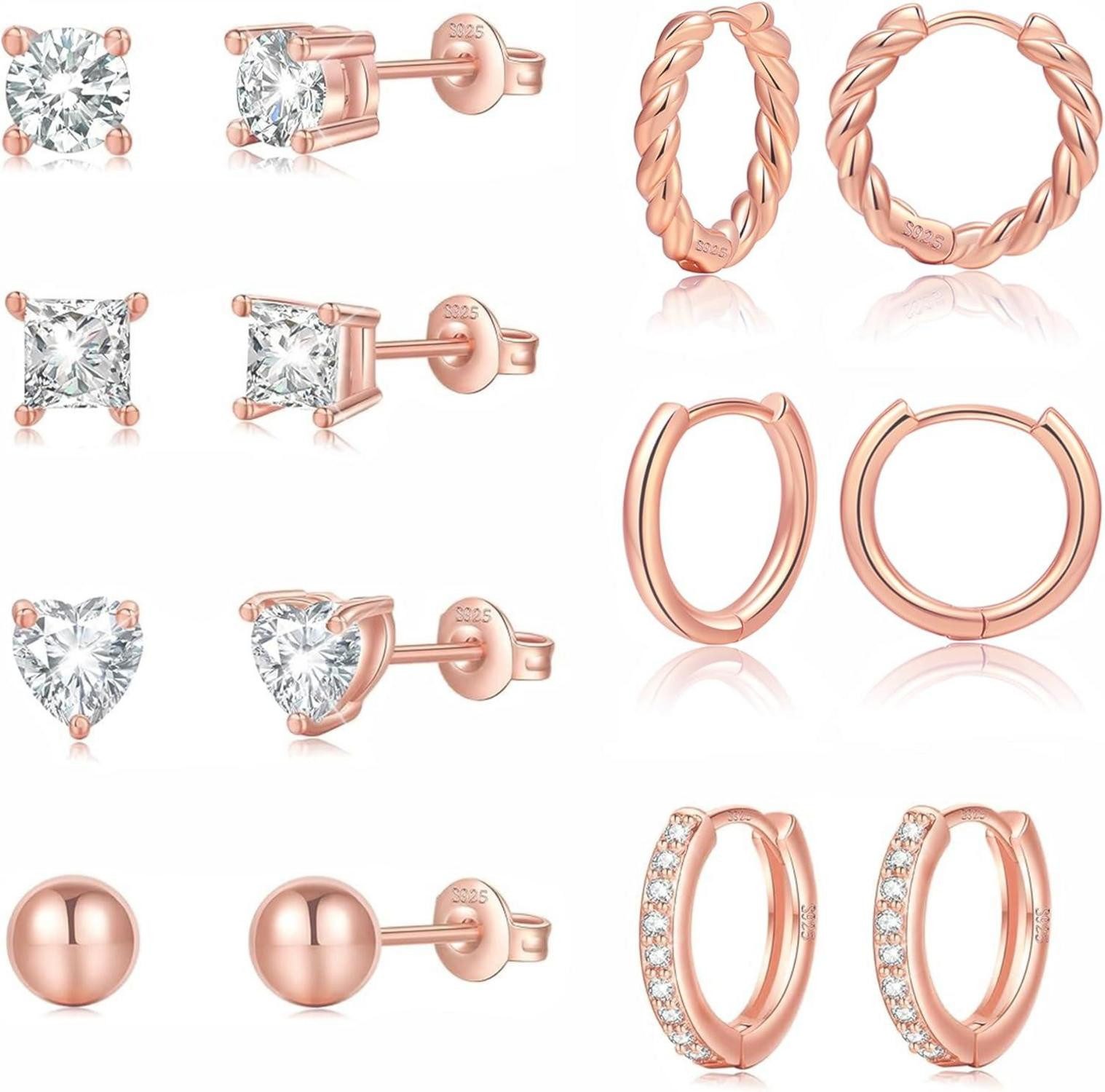 LuxusKollektion Schmuckset Ohrringe Silber 925 Cubic günstig online kaufen