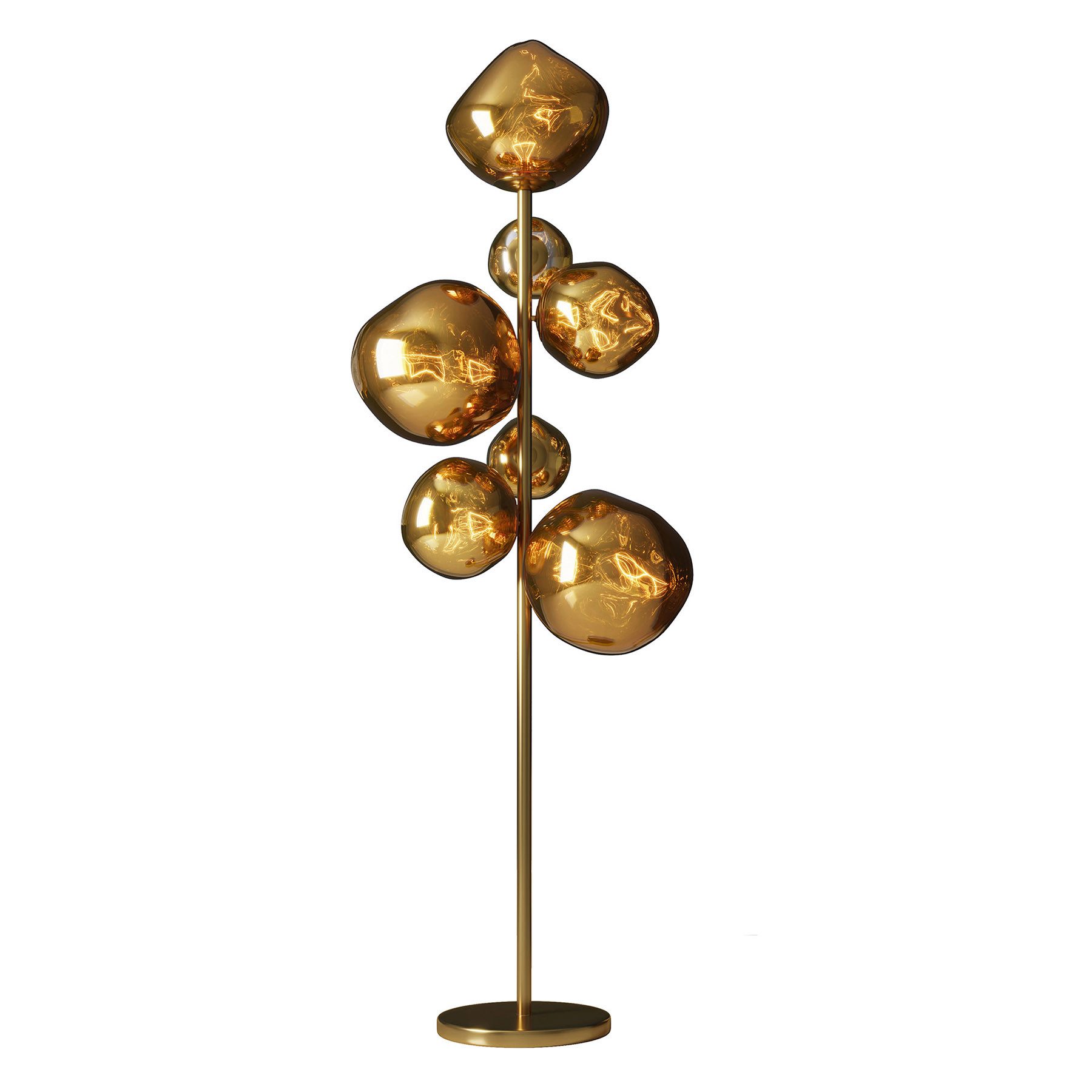 riess-ambiente Stehlampe LIQUID DIAMOND 170cm gold günstig online kaufen