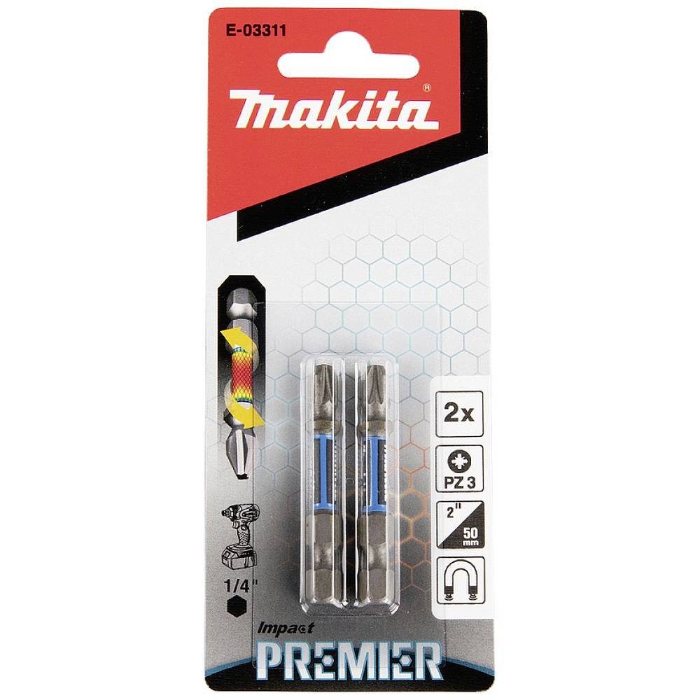 Thumbnail - Makita Bit-Set Torsion Bit PZ3-50 2Stk, Torsion Control Technologie