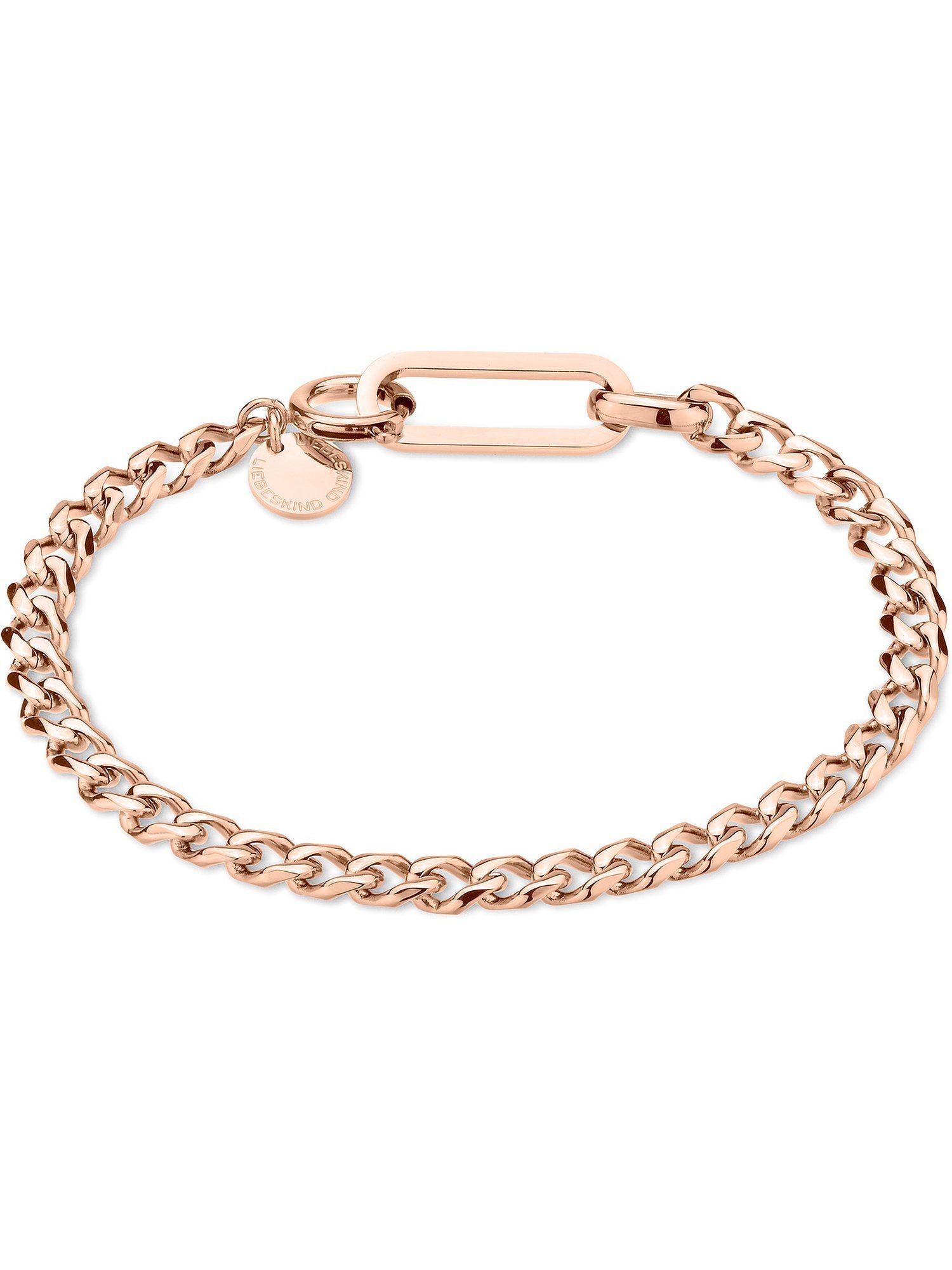 Liebeskind Berlin Edelstahlarmband Liebeskind Damen-Armband Edelstahl, Trendig roségold