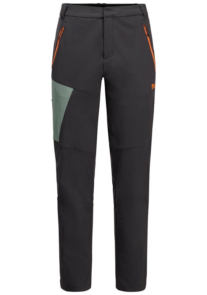 GLASTAL M WINTER PANTS Wolfskin Jack phantom Trekkinghose