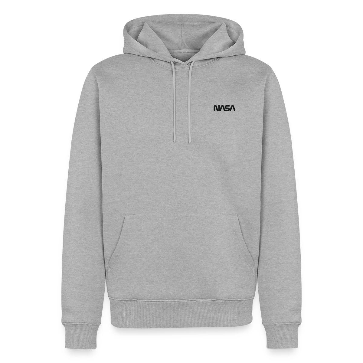 Hoodie NASA Logo Klein Schwarz Stick Herren Premium Hoodie