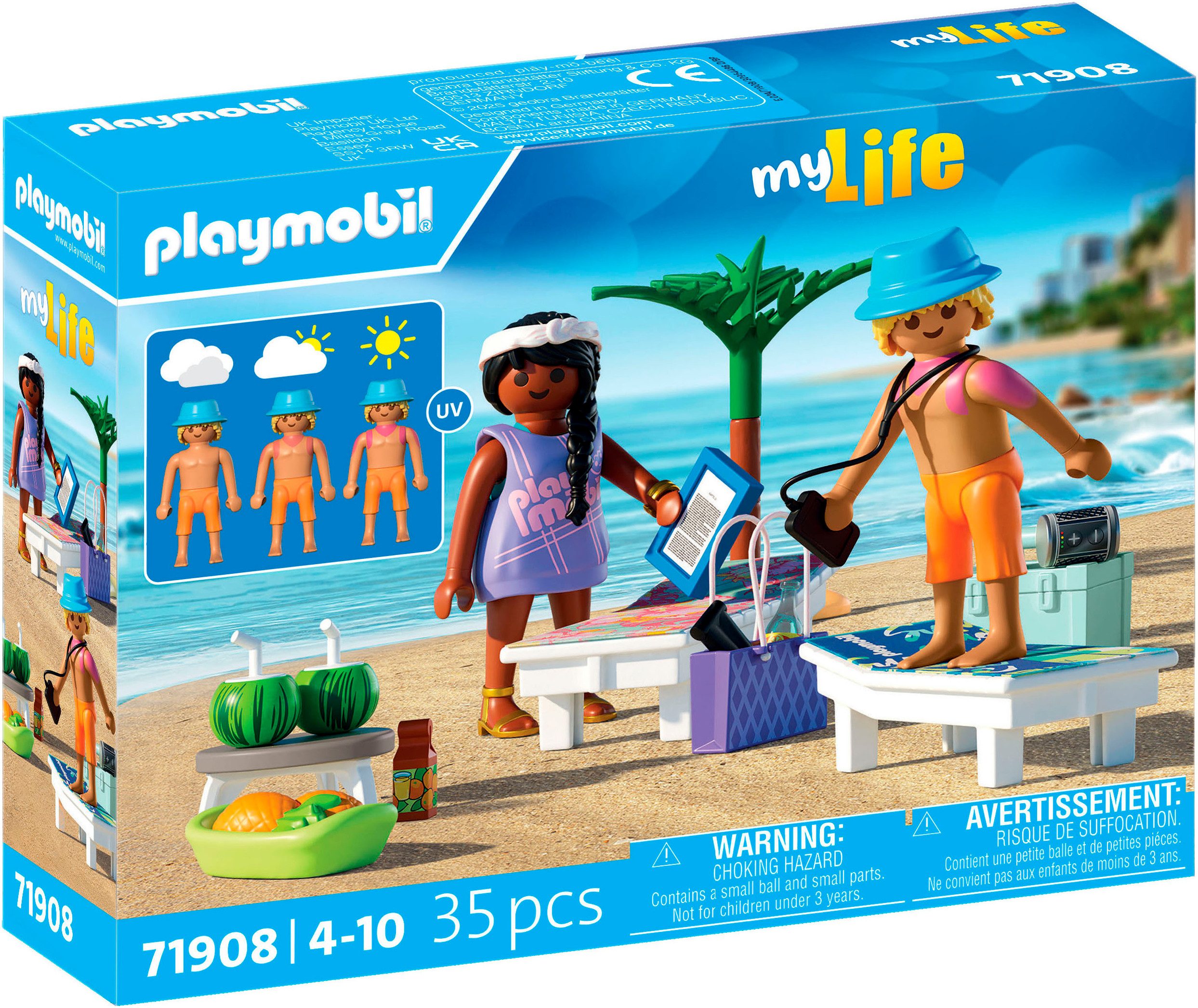 Playmobil® Pärchenausflug an den Strand (71908), My Life Konstruktions-Spielset, (35 St), Made in Europe – Bild 5 von 5
