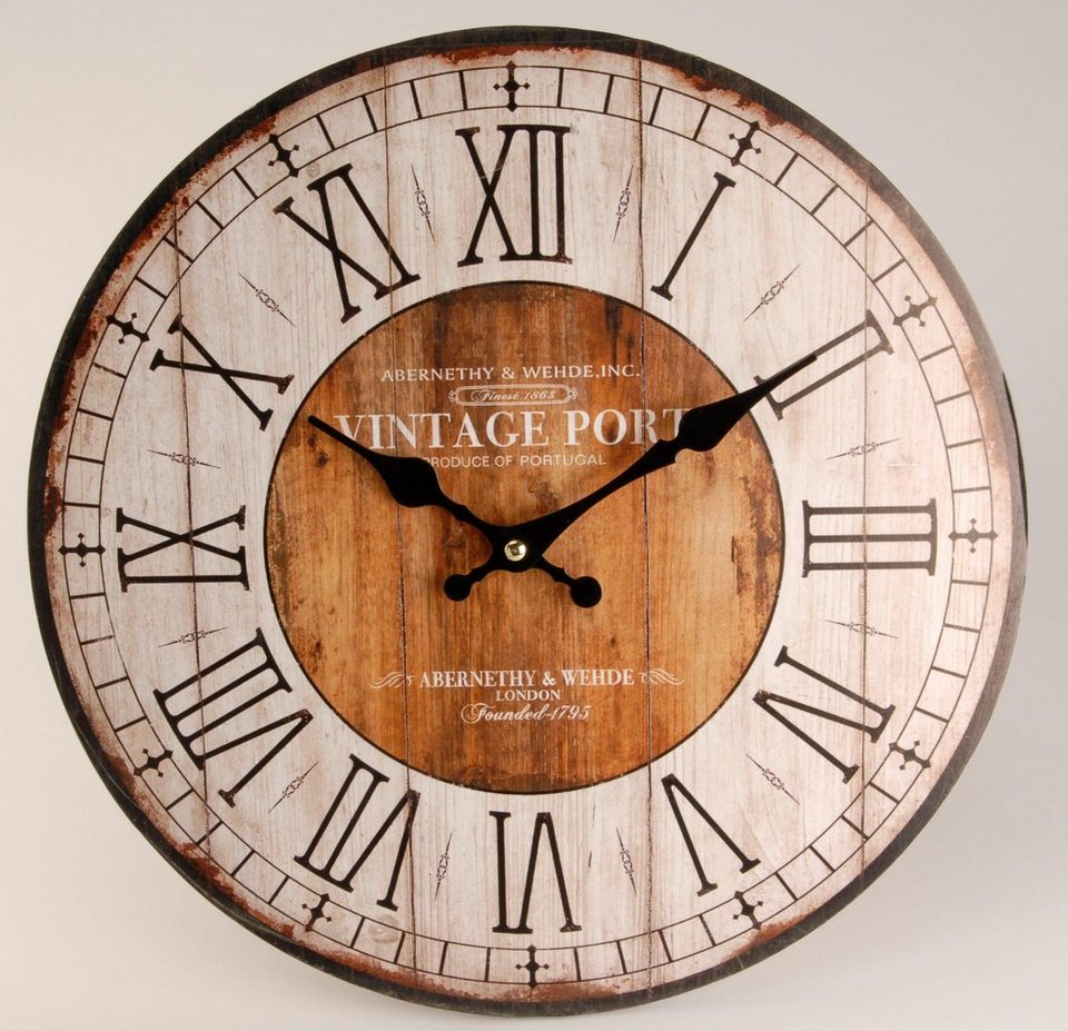 Wanduhr Wohnzimmer Otto Home affaire Wanduhr Vintage online kaufen