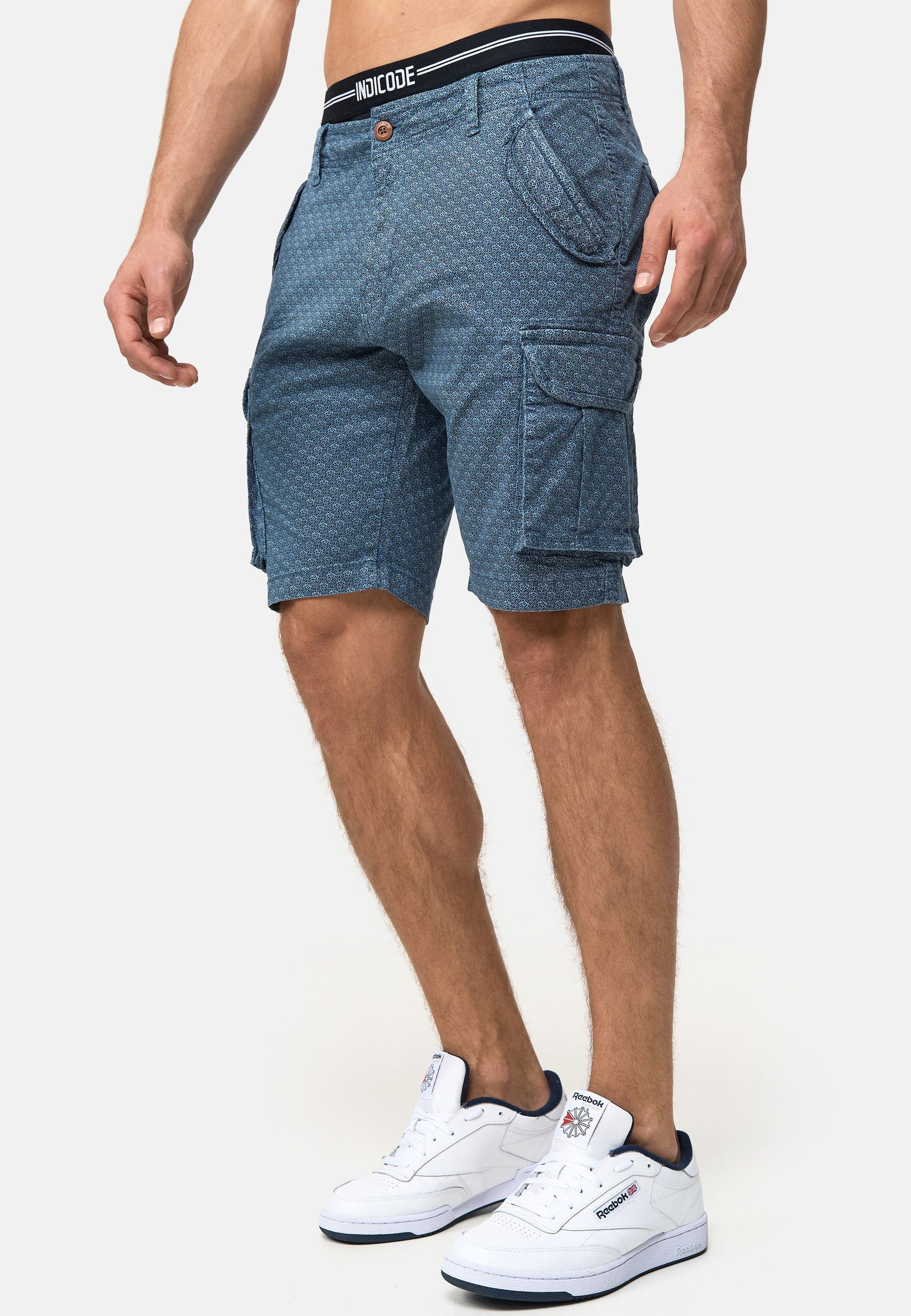 Indicode Cargoshorts Arbor aus elastischer Baumwoll-Qualität günstig online kaufen