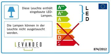 Levandeo® Lichterkette, 15er Lichterkette Ø4cm LED Kugeln Girlande Lampions Baumwolle Grün