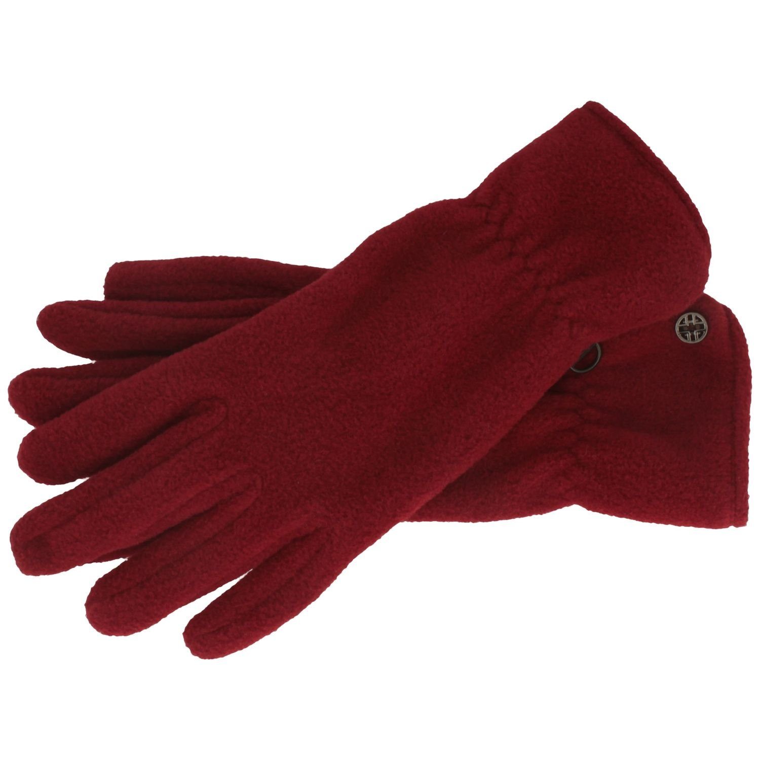 Loevenich Strickhandschuhe aus Polar Soft Fleece 0519-dark red