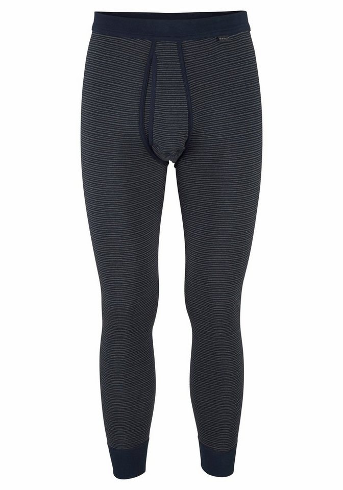 Schiesser Lange Unterhose 1 Stuck Feinripp Im Streifendesign Mit Eingriff Online Kaufen Otto