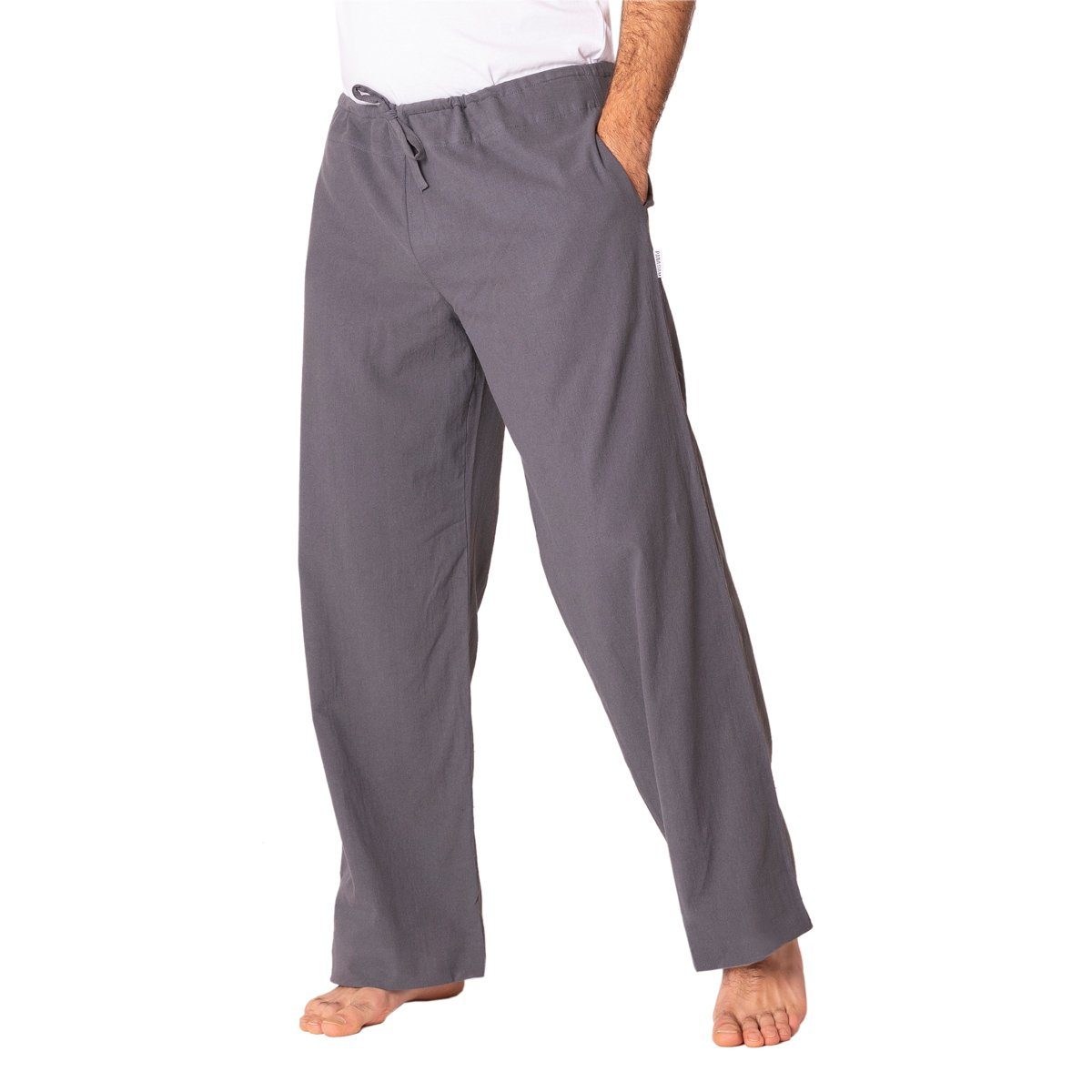 PANASIAM Stoffhose Bequeme Unisex Stoffhose aus feiner Baumwolle für Damen und Herren Freizeithose mit Taschen Relaxhose in großer Farbauswahl