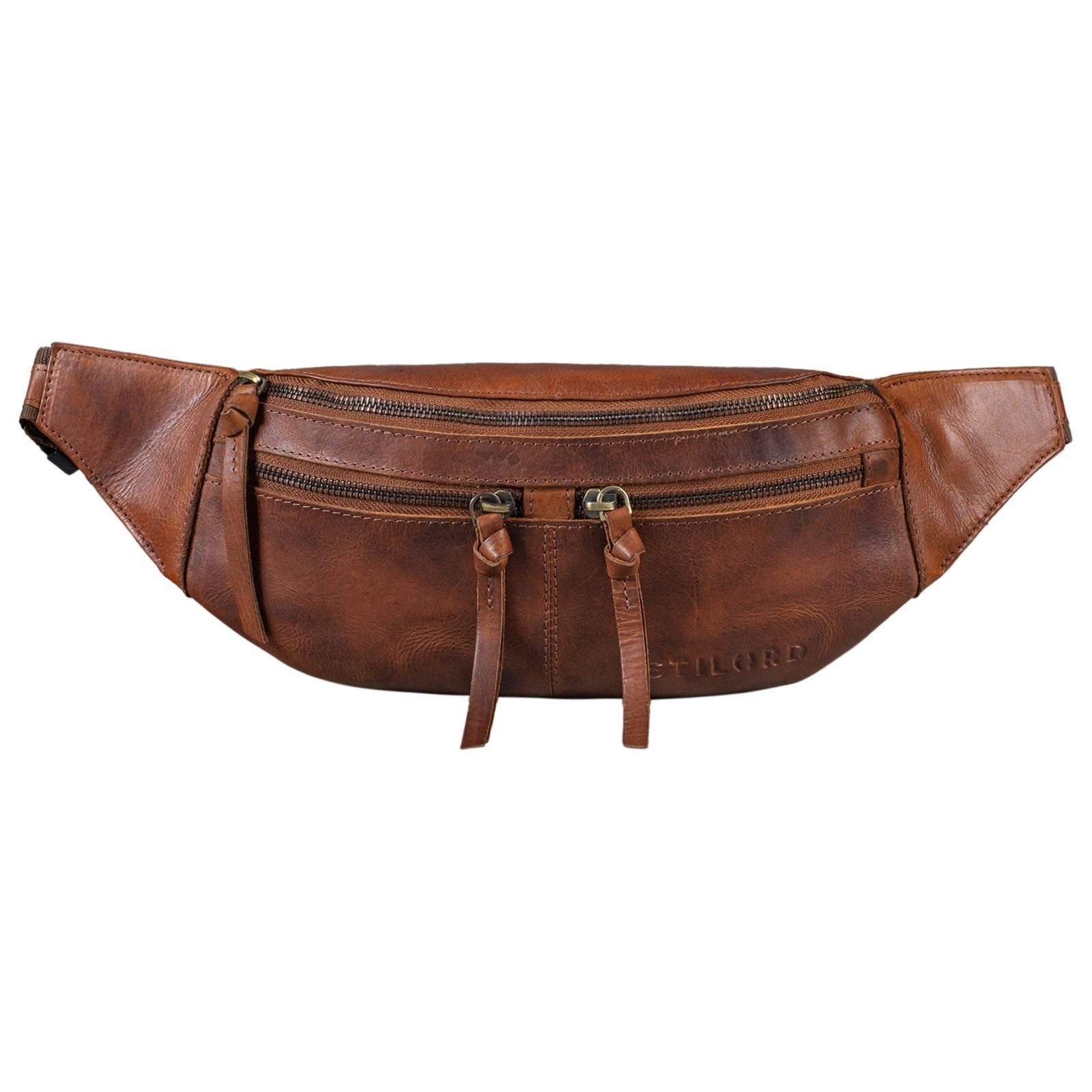 STILORD Bauchtasche "Casimir" Bauchtasche Leder stylisch