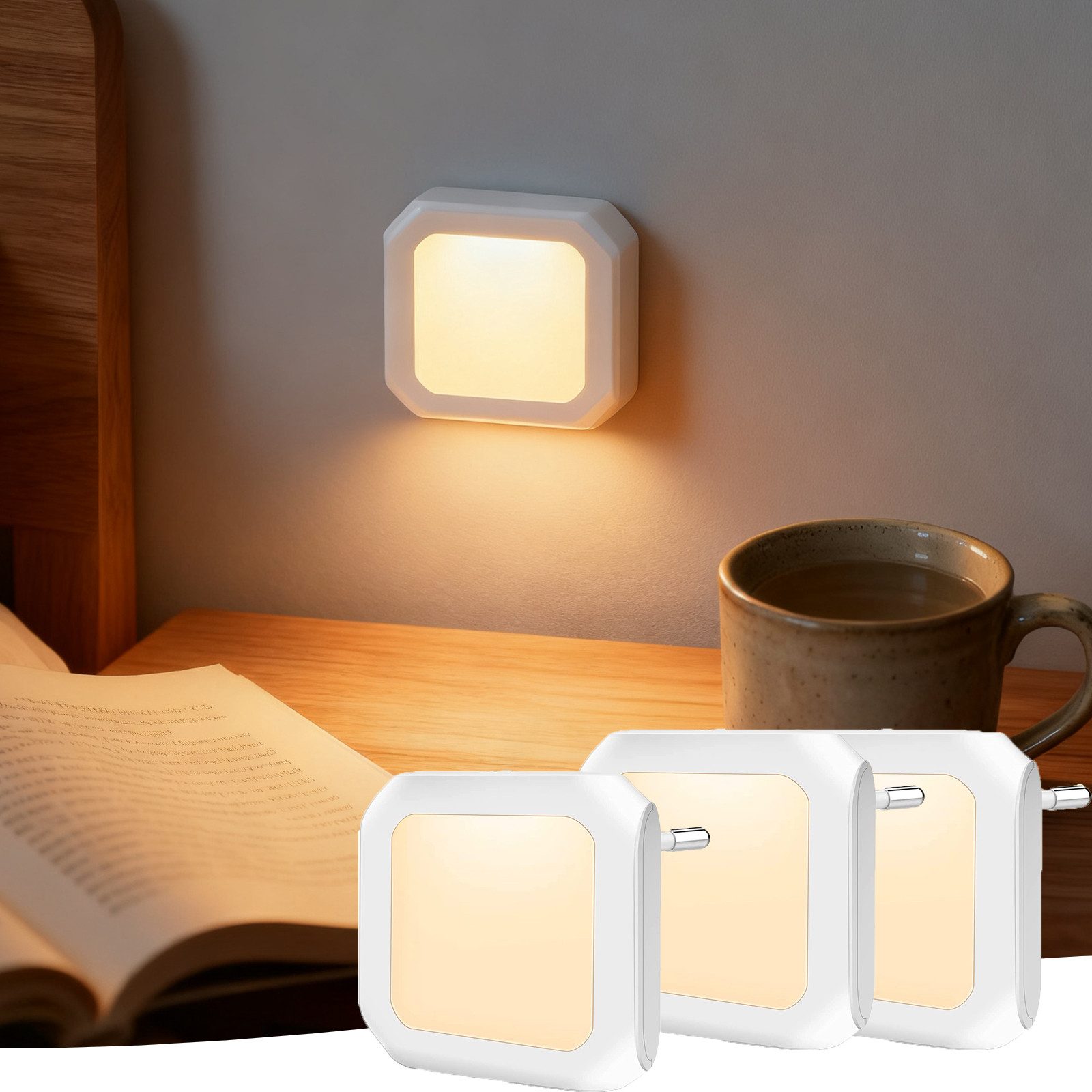 MUPOO LED Steckdosenleuchte LED Nachtlicht,LED-Schrankleuchte,LED Nachtlamp günstig online kaufen