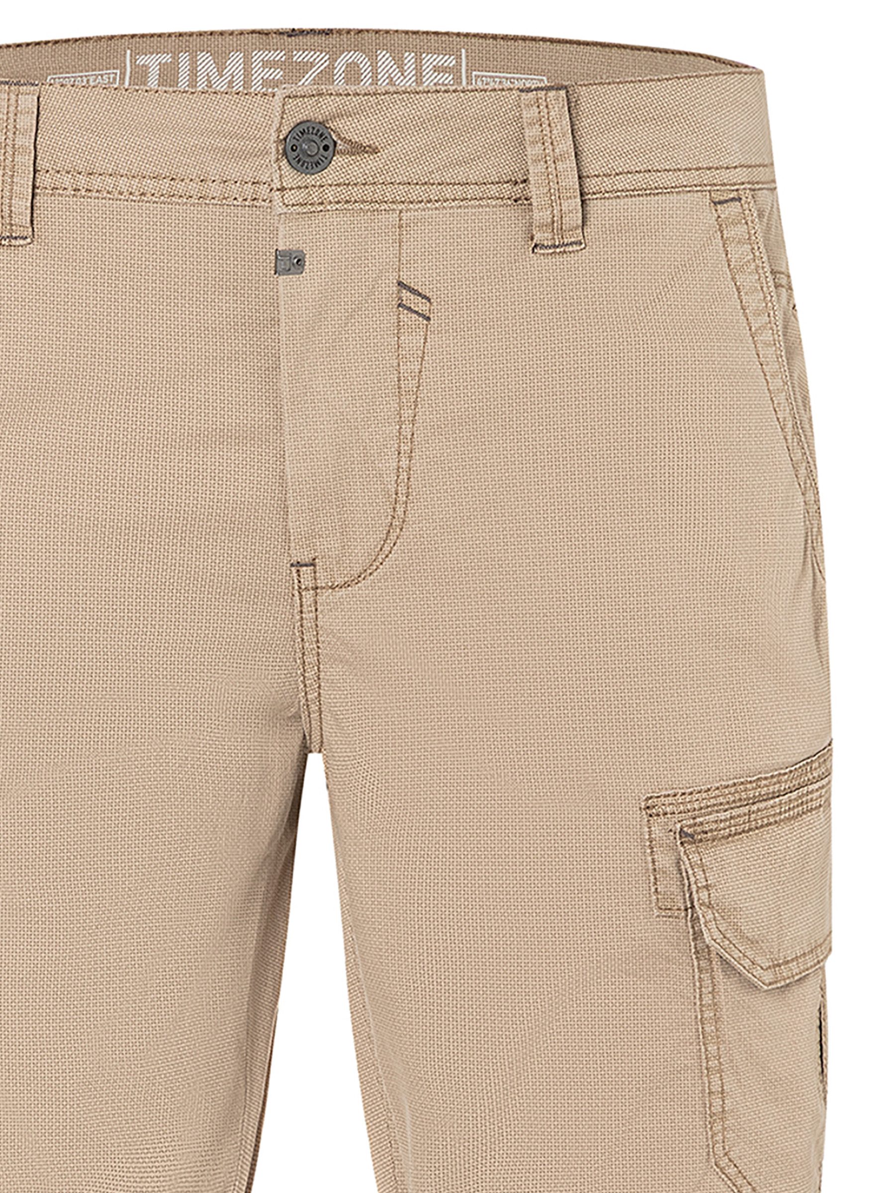 TIMEZONE Cargoshorts Casual Style Cargohose Slim Fit Cargotaschen für Herren (1-tlg) Baumwolle Slim Fit Einfarbig atmungsaktiv Reißverschluss