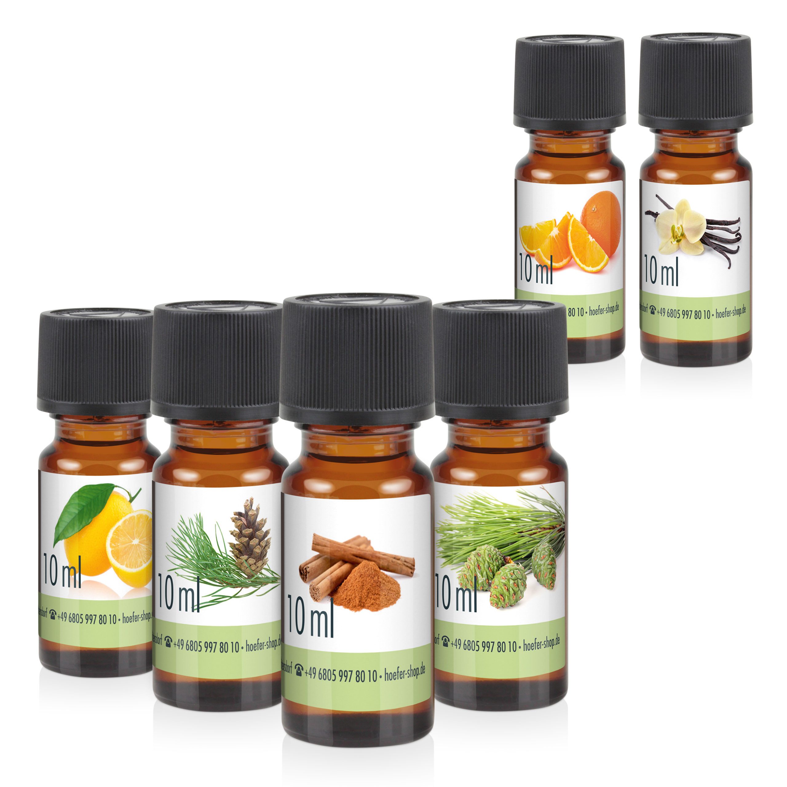 Höfer Chemie GmbH Duftöl Duftöl-Set Nr. 10 mit 6 Duftnoten