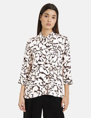 Taifun Langarmbluse Bluse mit Allover-Print