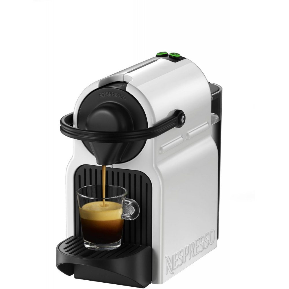 Nespresso Kapselmaschine Krups - weiß Kapselmaschine XN1001 - Inissia