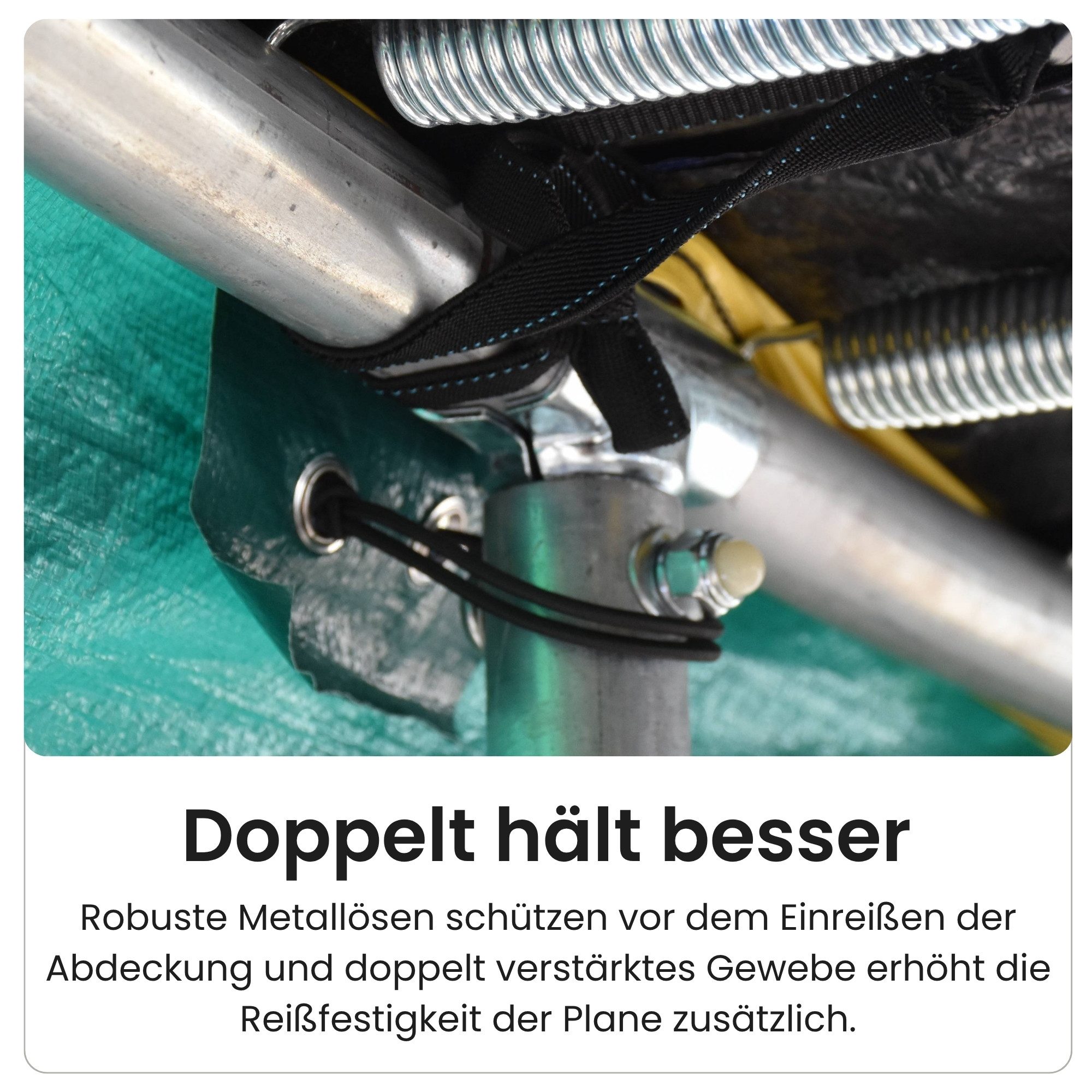 Zero Gravity Gartentrampolin Abdeckung Winter, Ø183,244,305,366,427cm, Reißfest, Wasserdicht, Ø 244 cm, Zuverlässiger Schutz vor Schnee, Regen, Sonne, Laub