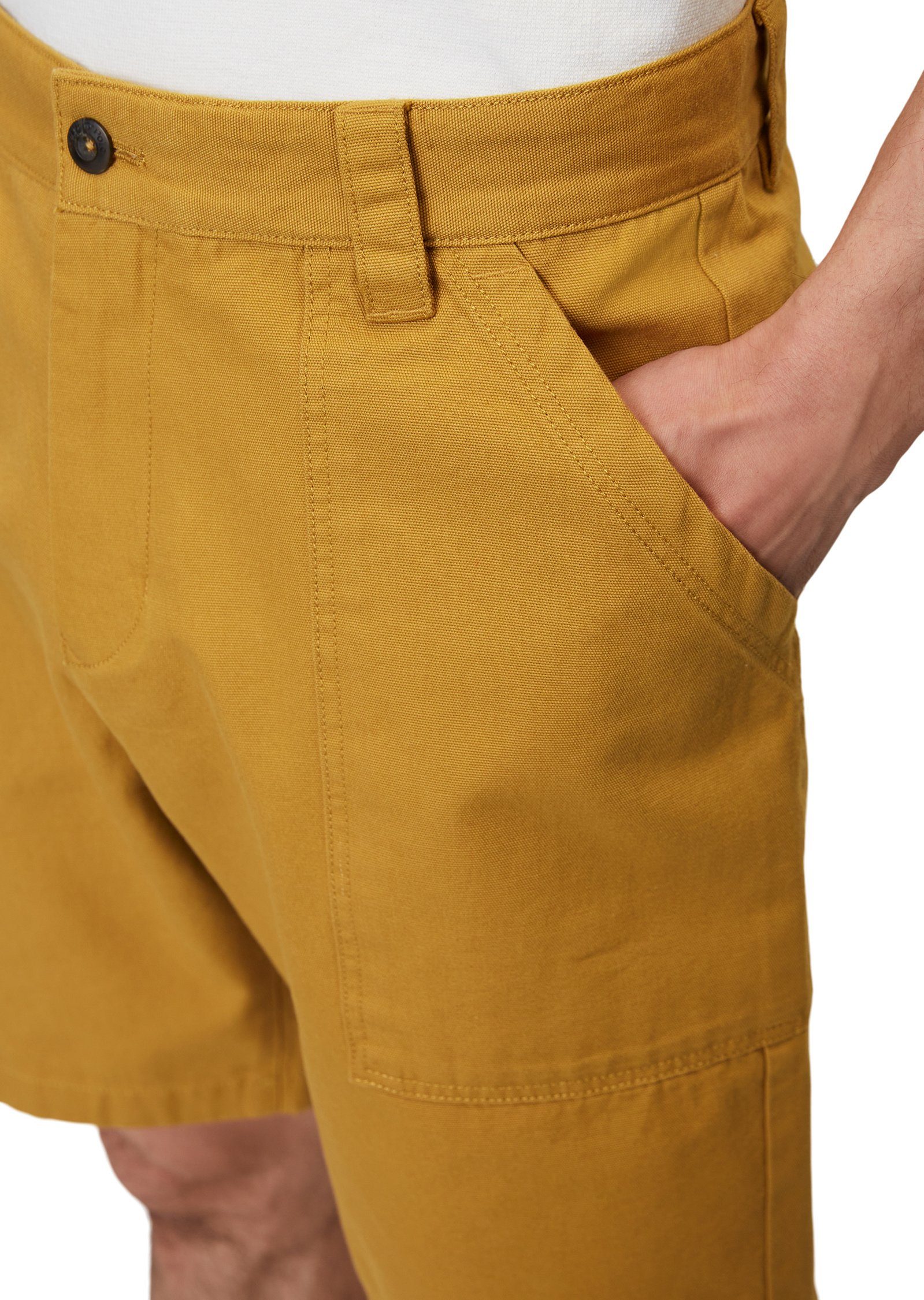 Canvas Marc dunkelgelb O'Polo Shorts sommerlichem aus
