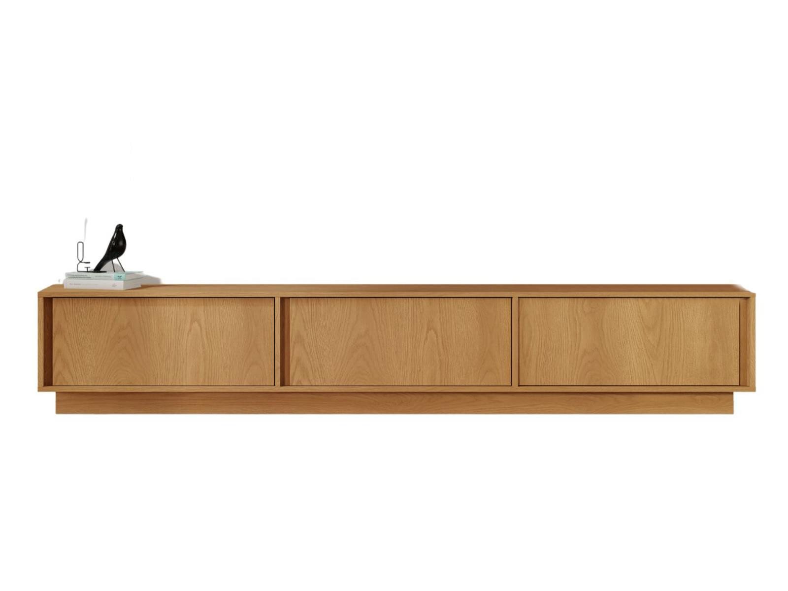 Compleo TV-Schrank mit 3 Türen "MARVI", Lowboard 230 cm breit, (MADE IN EU, Wohnzimmer japandi und minimalistisch)