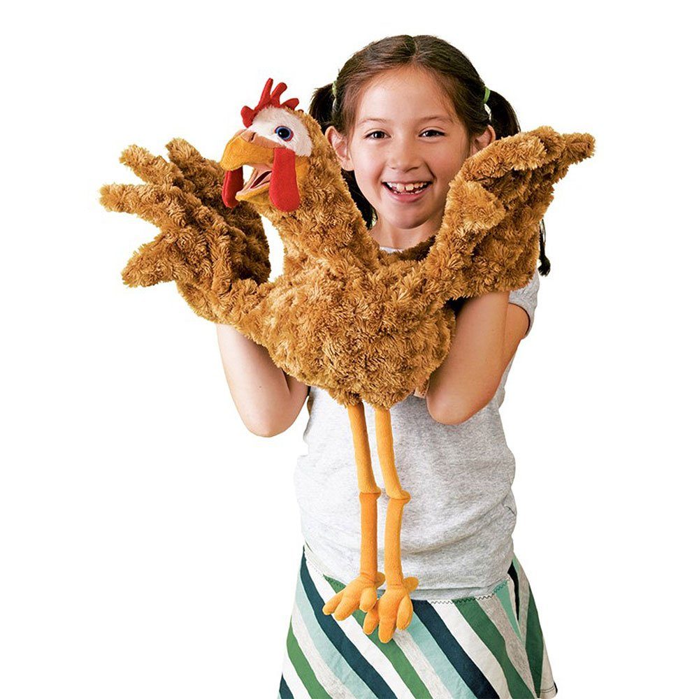 Folkmanis Handpuppen Handpuppe Folkmanis Handpuppe Vogel, Huhn 2861 (Packung)