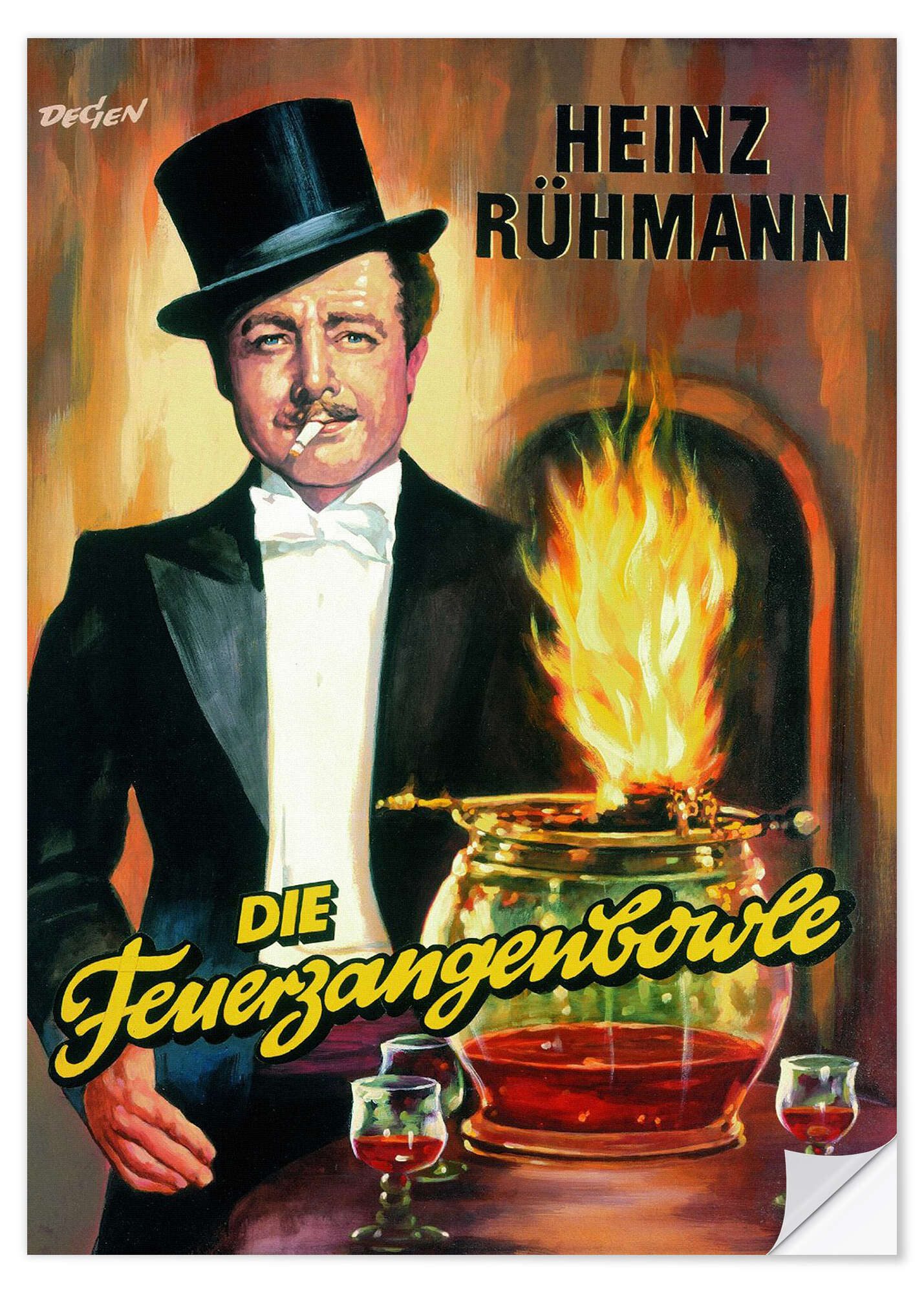 Posterlounge Wandbild Die Feuerzangenbowle, Vintage Entertainment günstig online kaufen