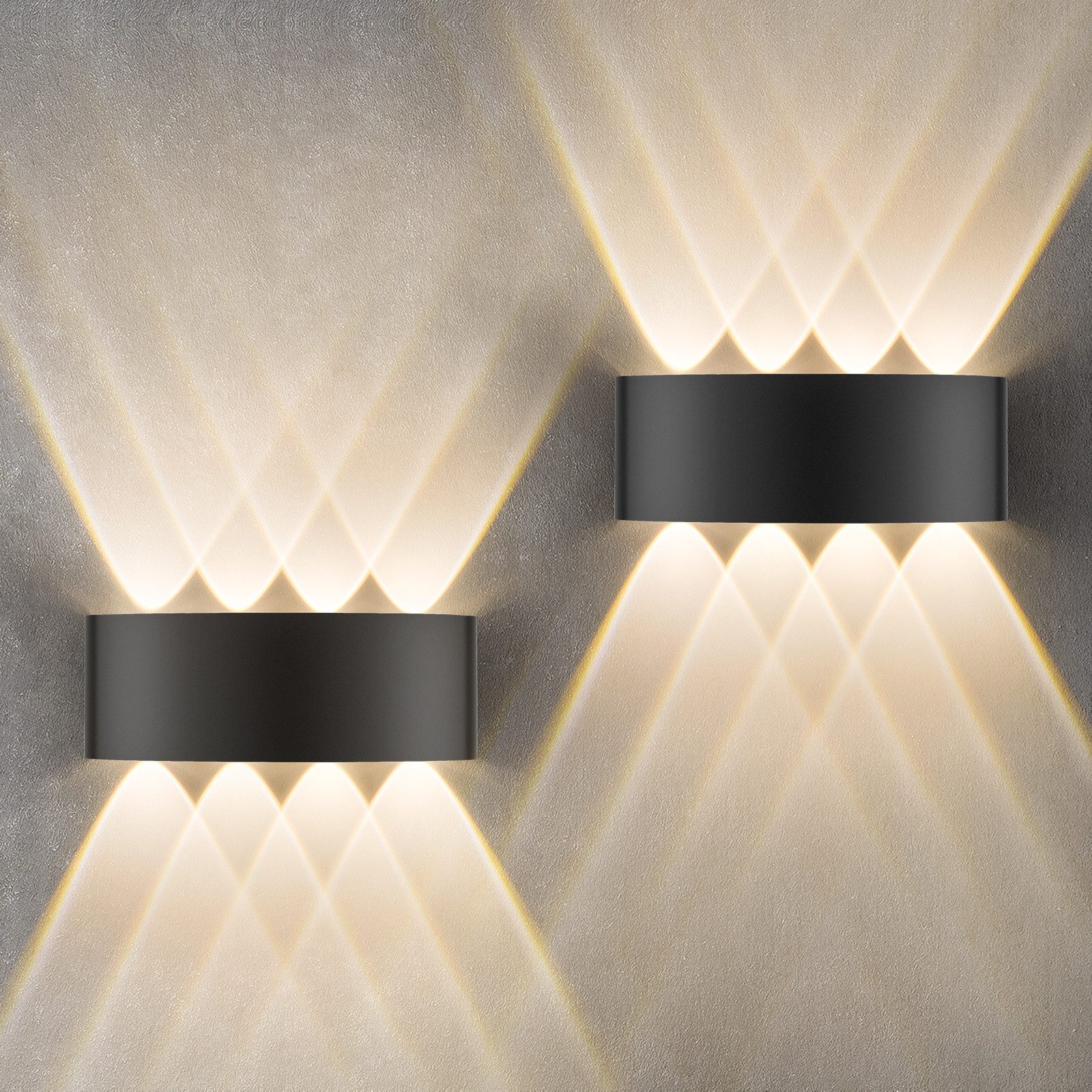 Oraymin LED Wandleuchte Wandleuchte 8W Metall günstig online kaufen